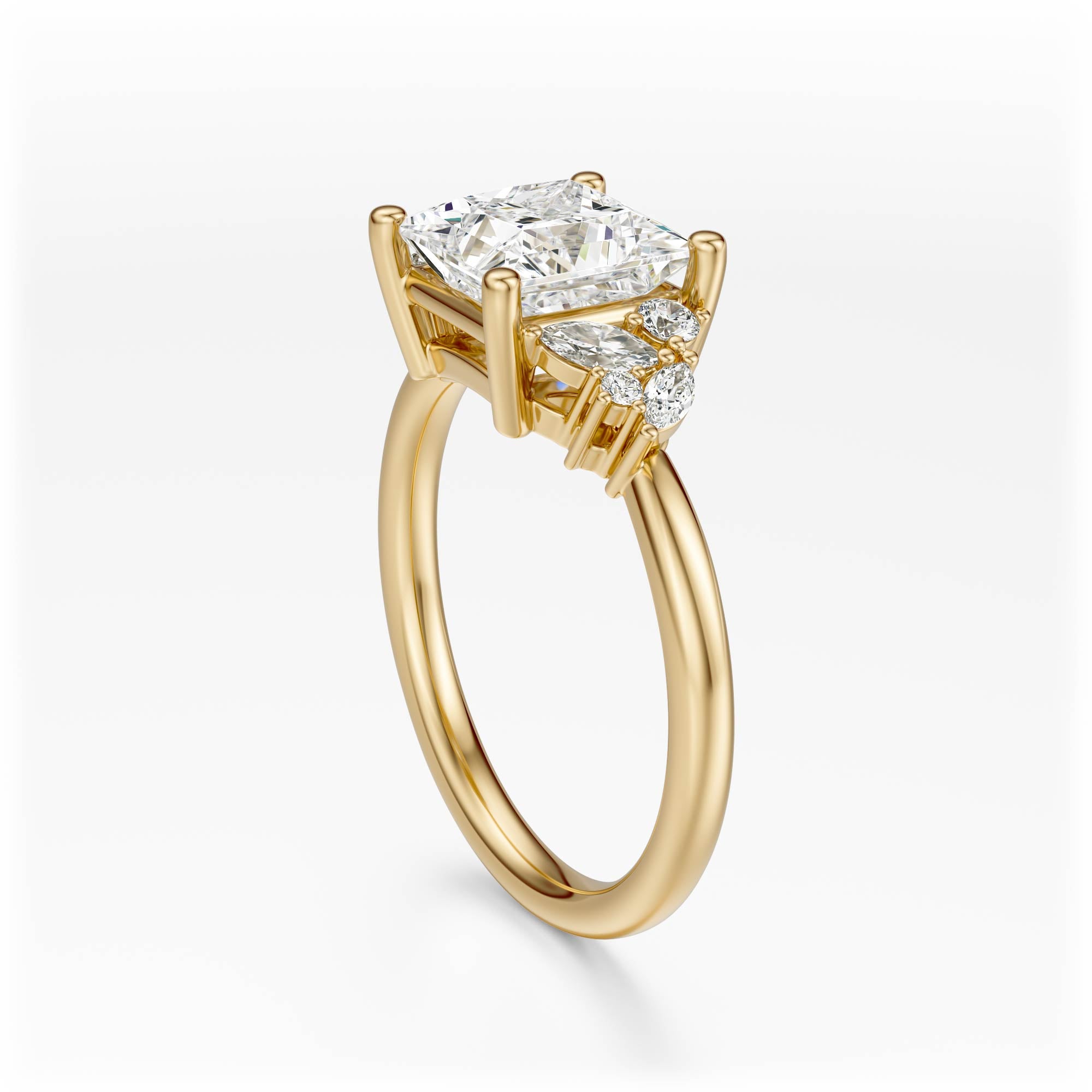 The Laurel Ring | Princess | Setting Only