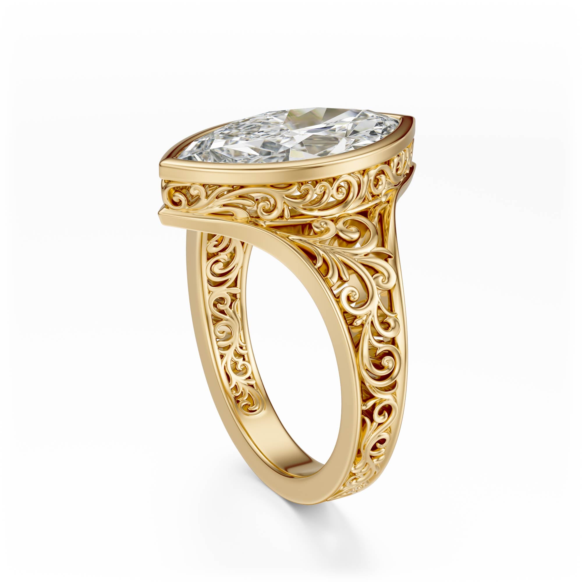 The Endearment Ring | Marquise - Lavender Creek Gems