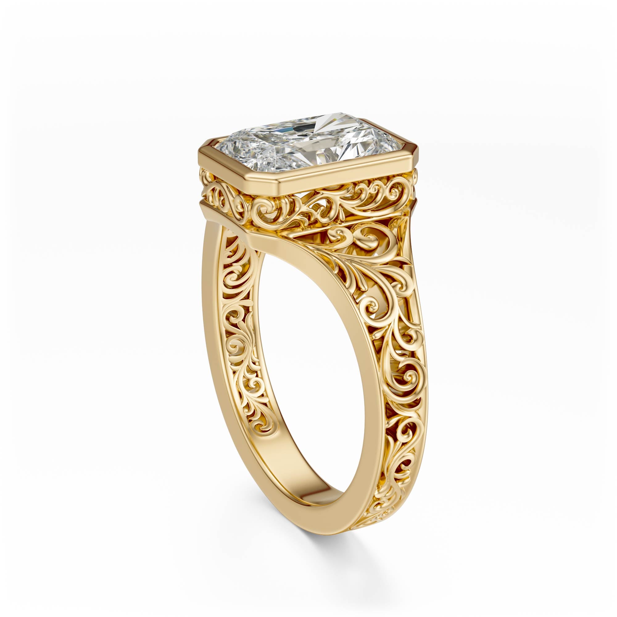 The Endearment Ring | Radiant - Lavender Creek Gems