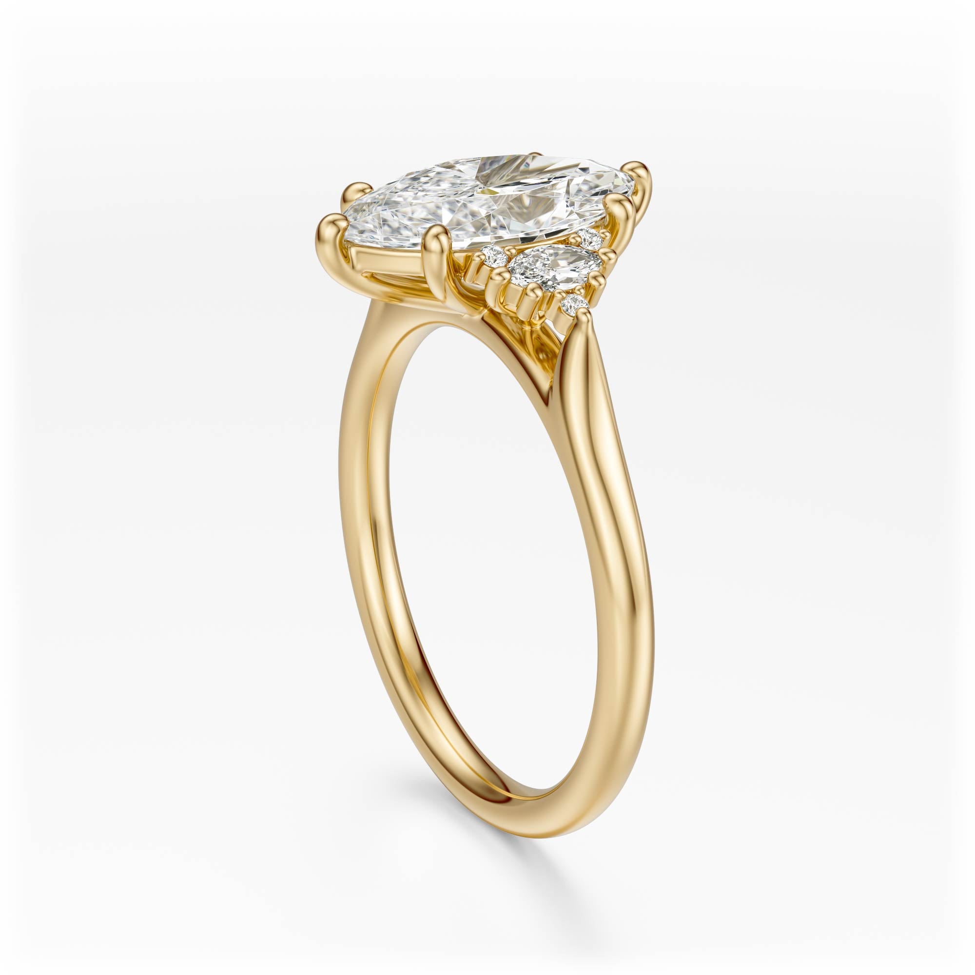 The Maren Ring | Marquise | Setting Only