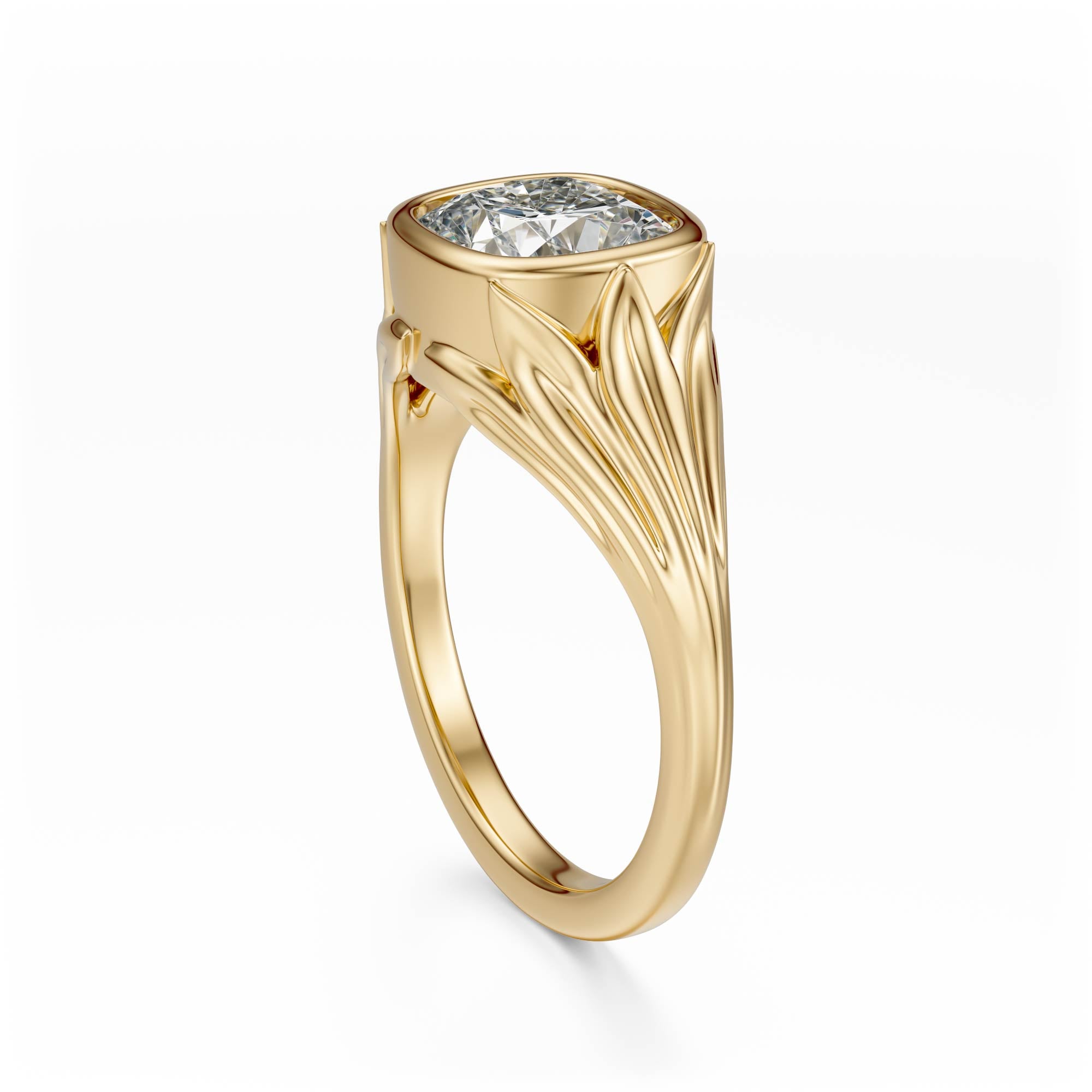 The Nightbloom Ring | Cushion - Lavender Creek Gems