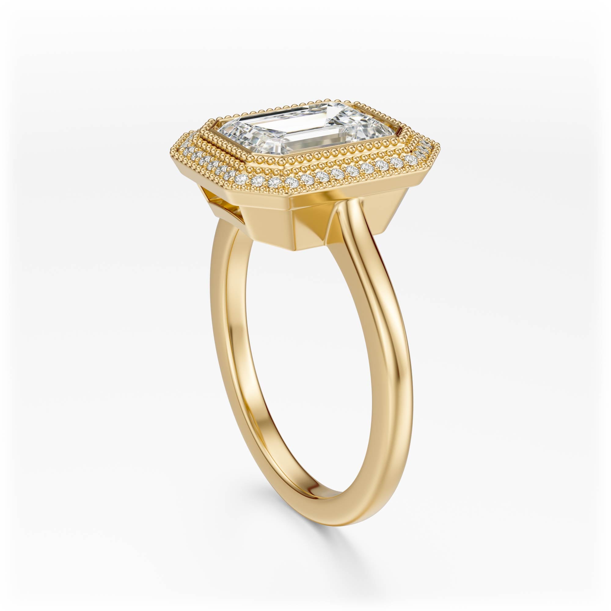 The Satine Ring | Emerald Cut