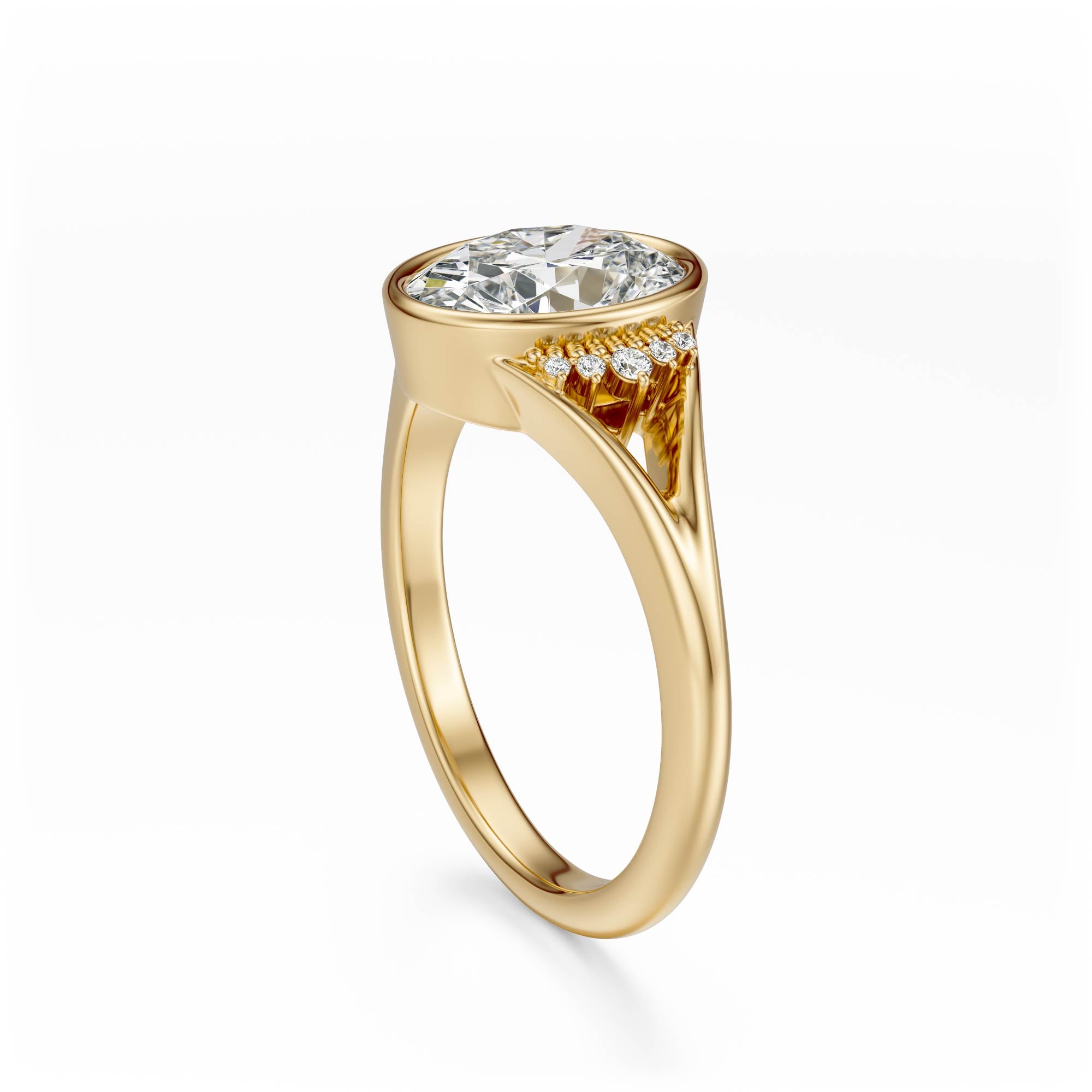 The Bezel Serendipity Ring | Oval | Setting Only