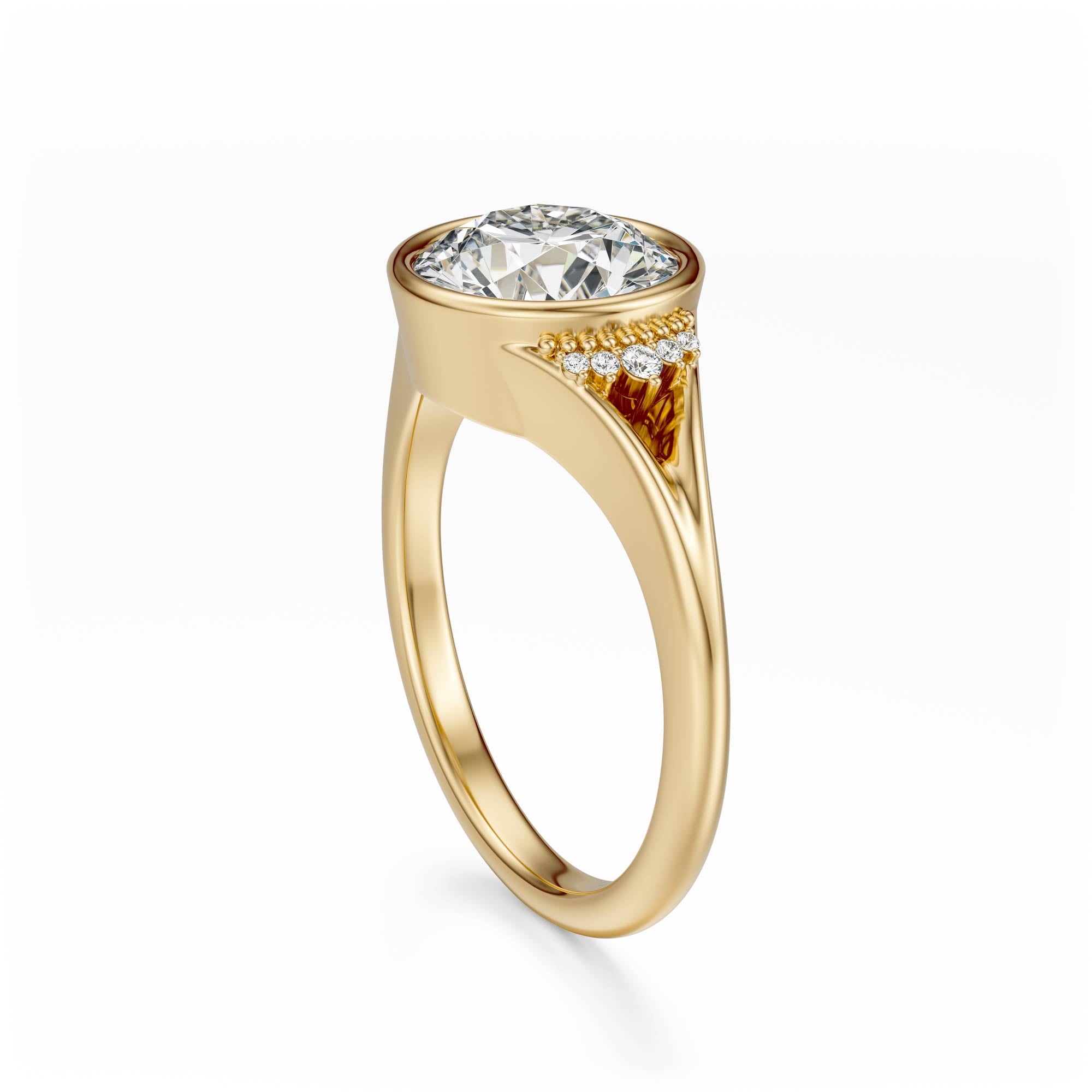 The Bezel Serendipity Ring | Round