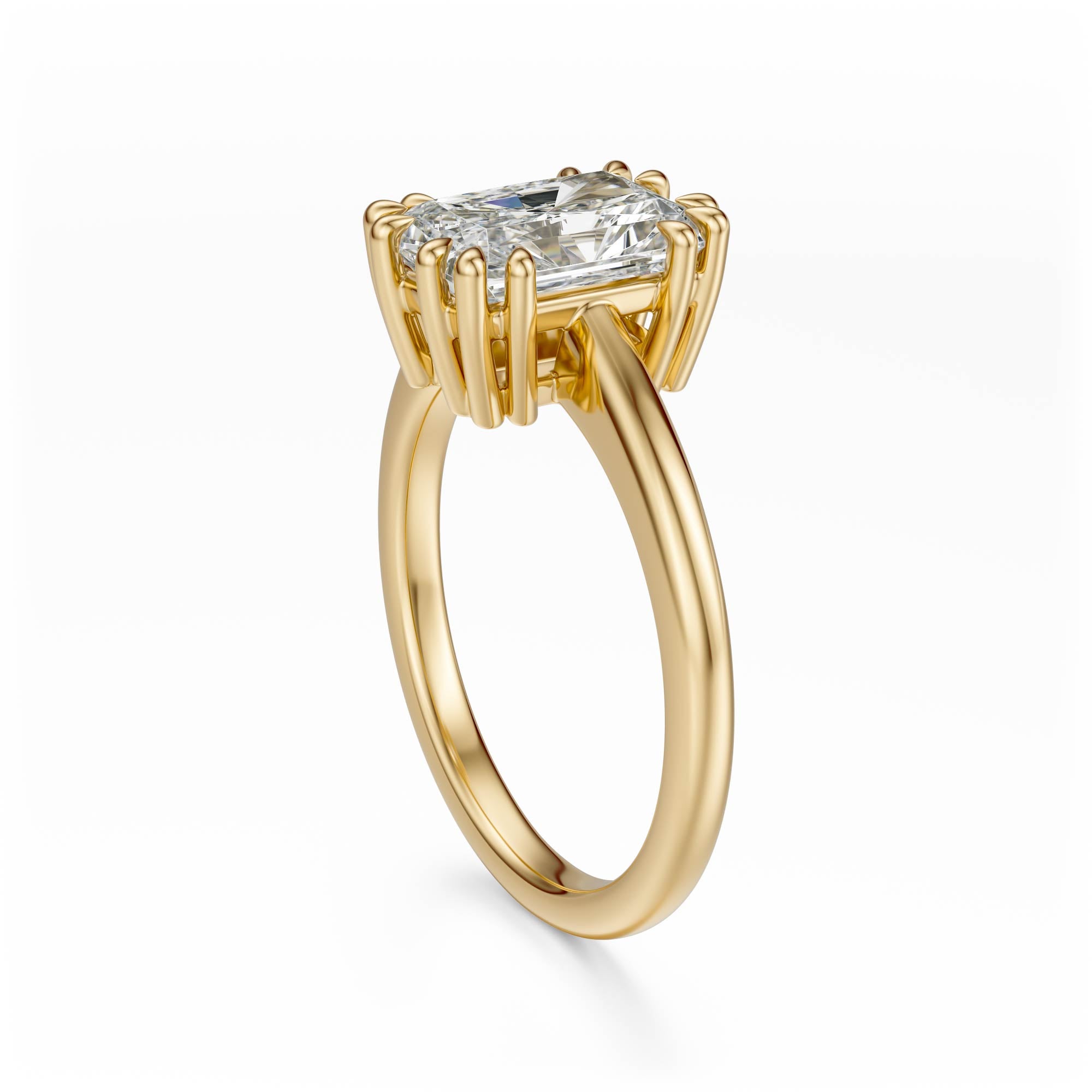 The Thalassa Ring | Radiant - Lavender Creek Gems