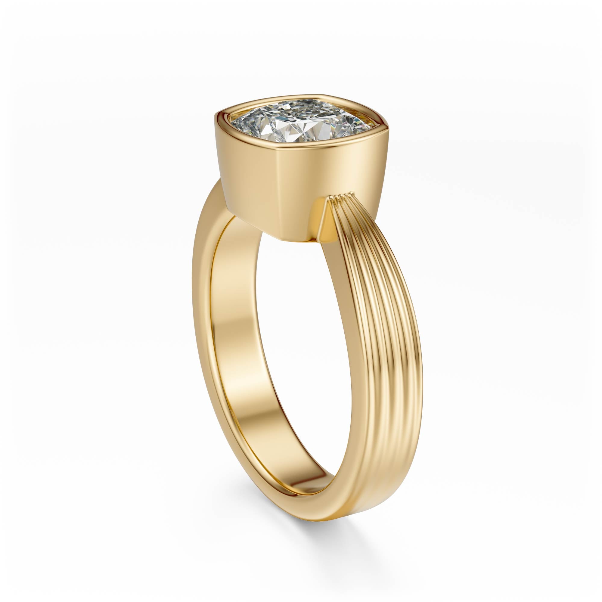 The Veil Ring | Cushion - Lavender Creek Gems