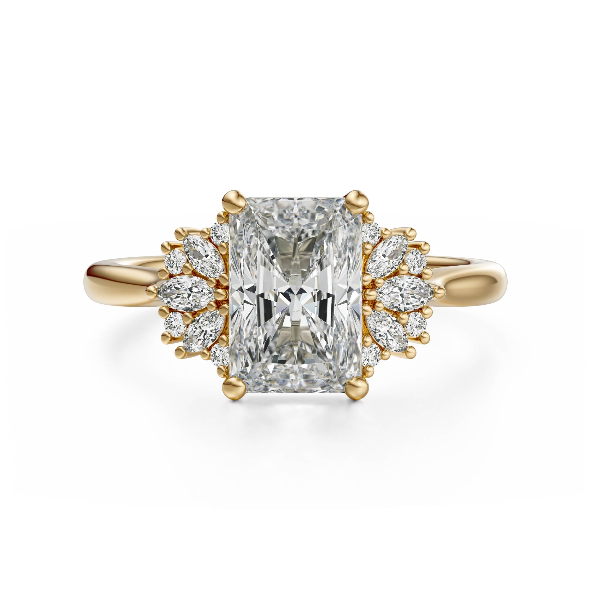 The Ambrosia Ring | Radiant - Lavender Creek Gems