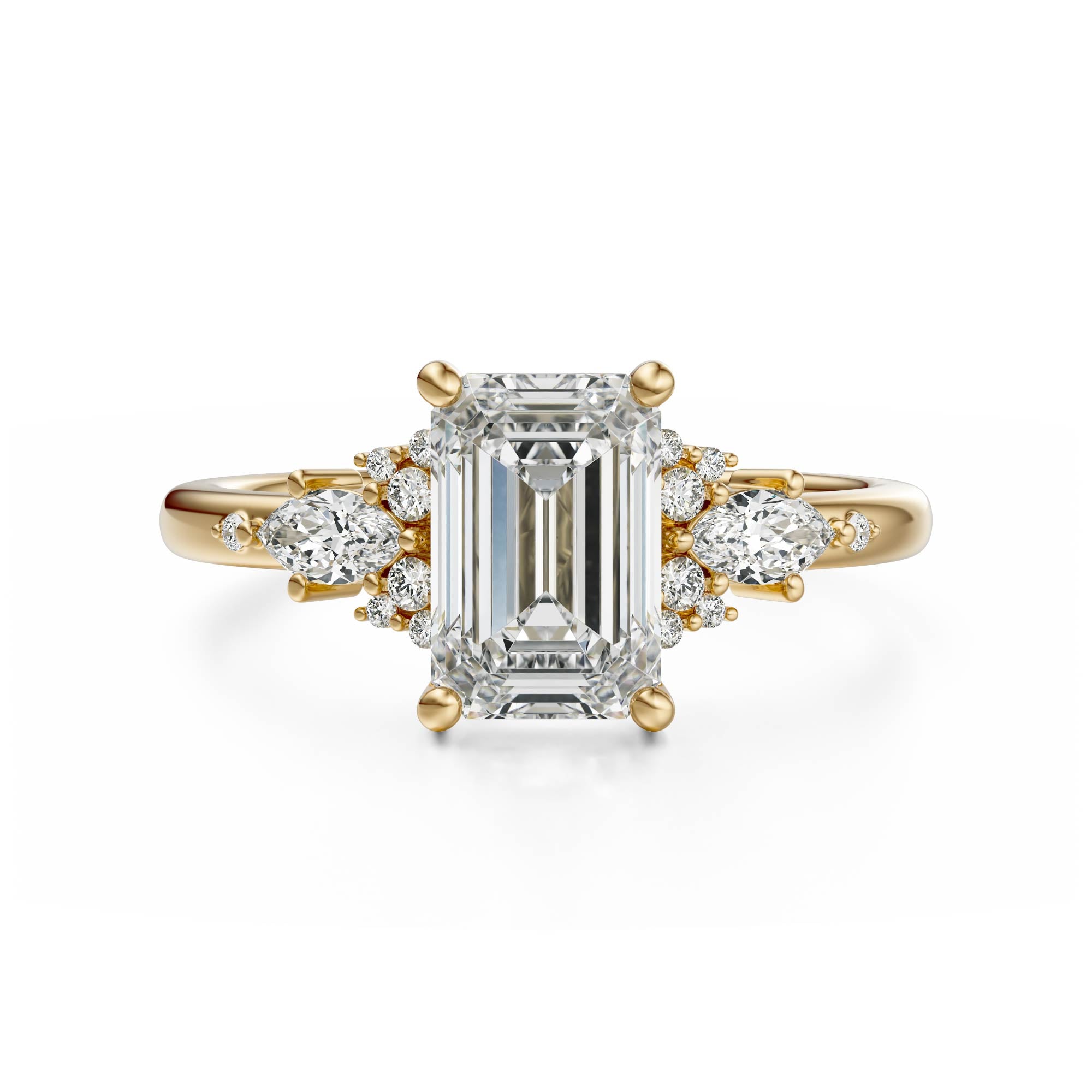 The Ascendant Ring | Emerald Cut - Lavender Creek Gems