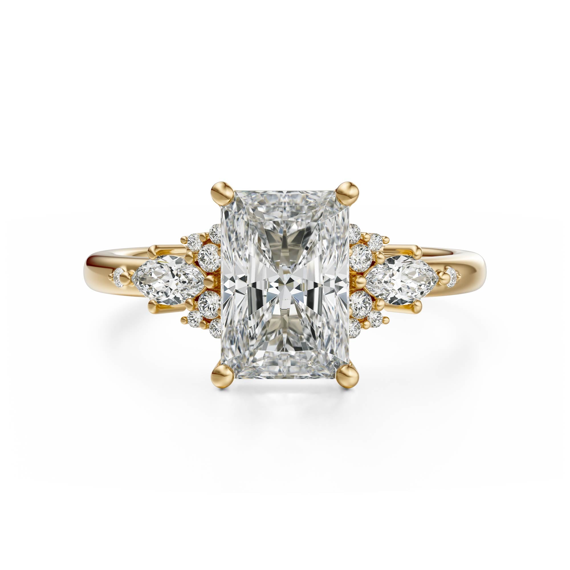 The Ascendant Ring | Radiant - Lavender Creek Gems