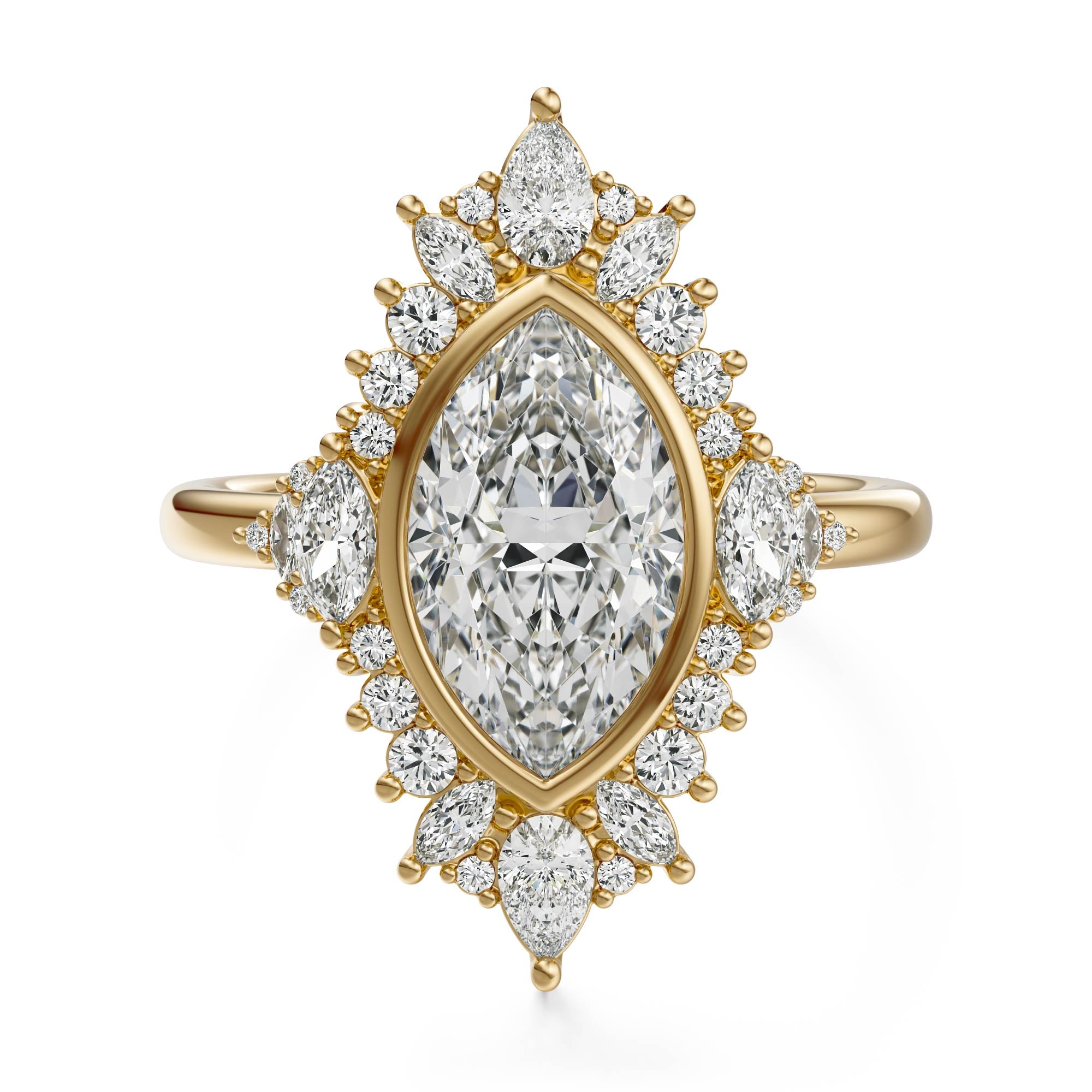 The Ethereal Ring | Marquise | Setting Only