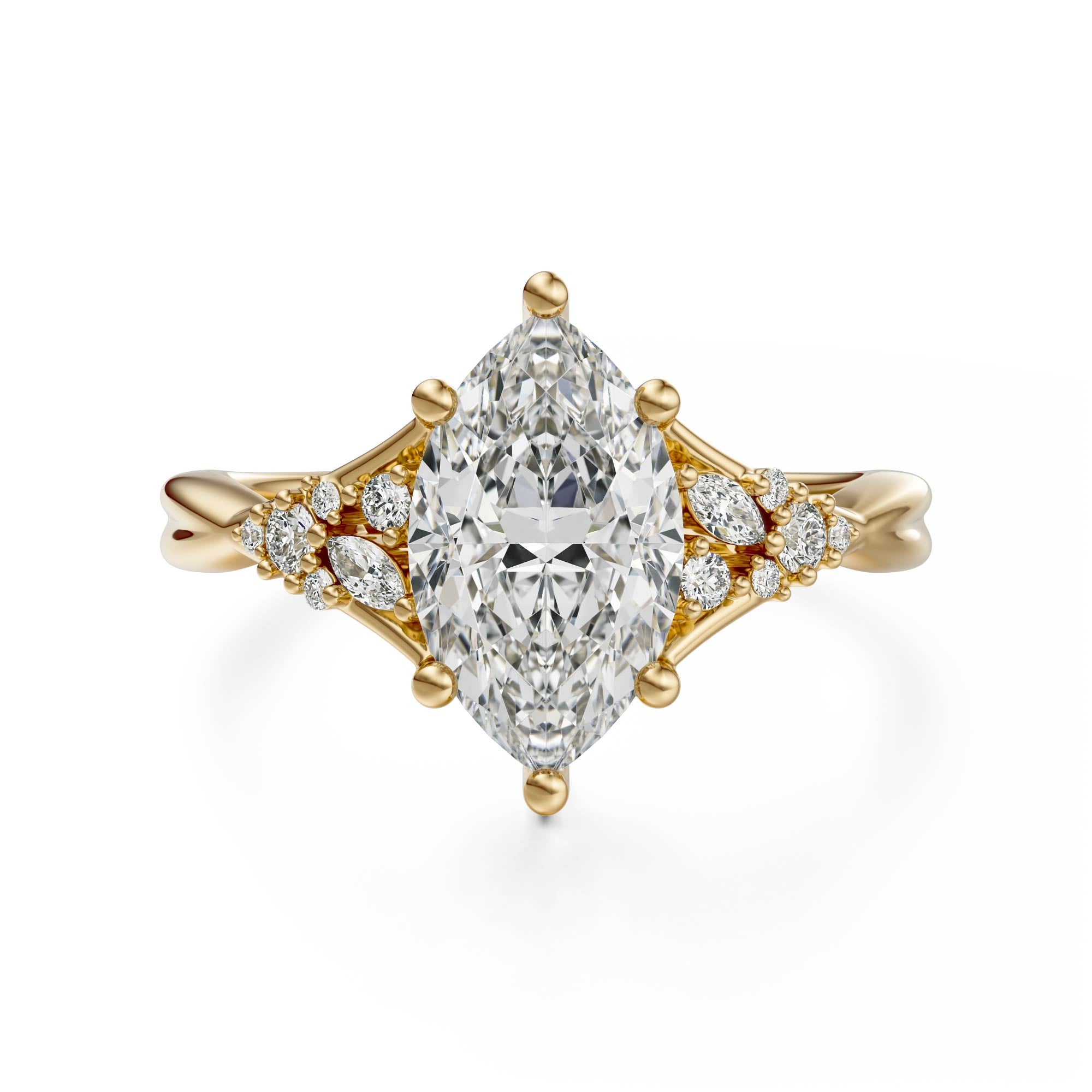 The Lyria Ring | Marquise | Setting Only