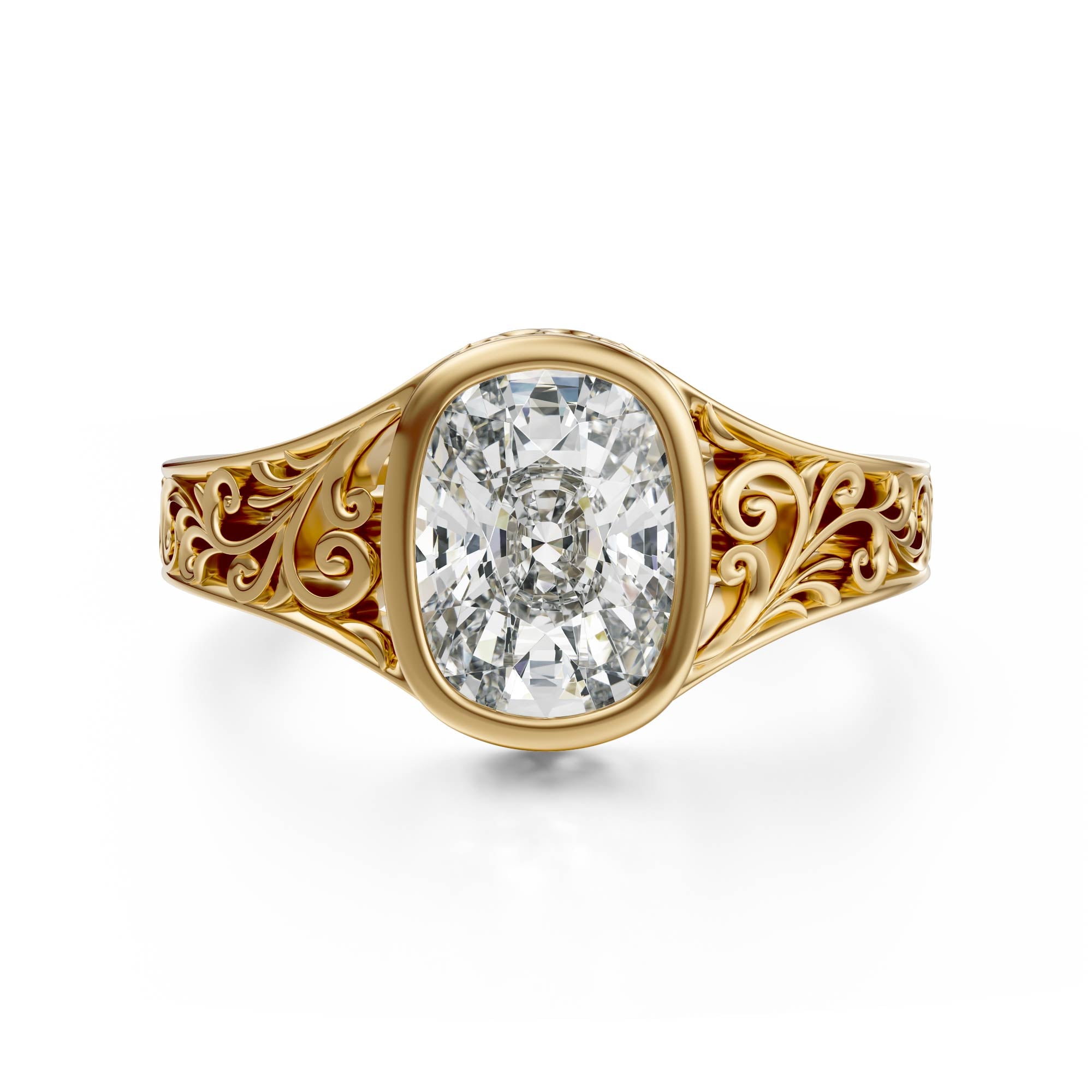 The Endearment Ring | Elongated Cushion - Lavender Creek Gems