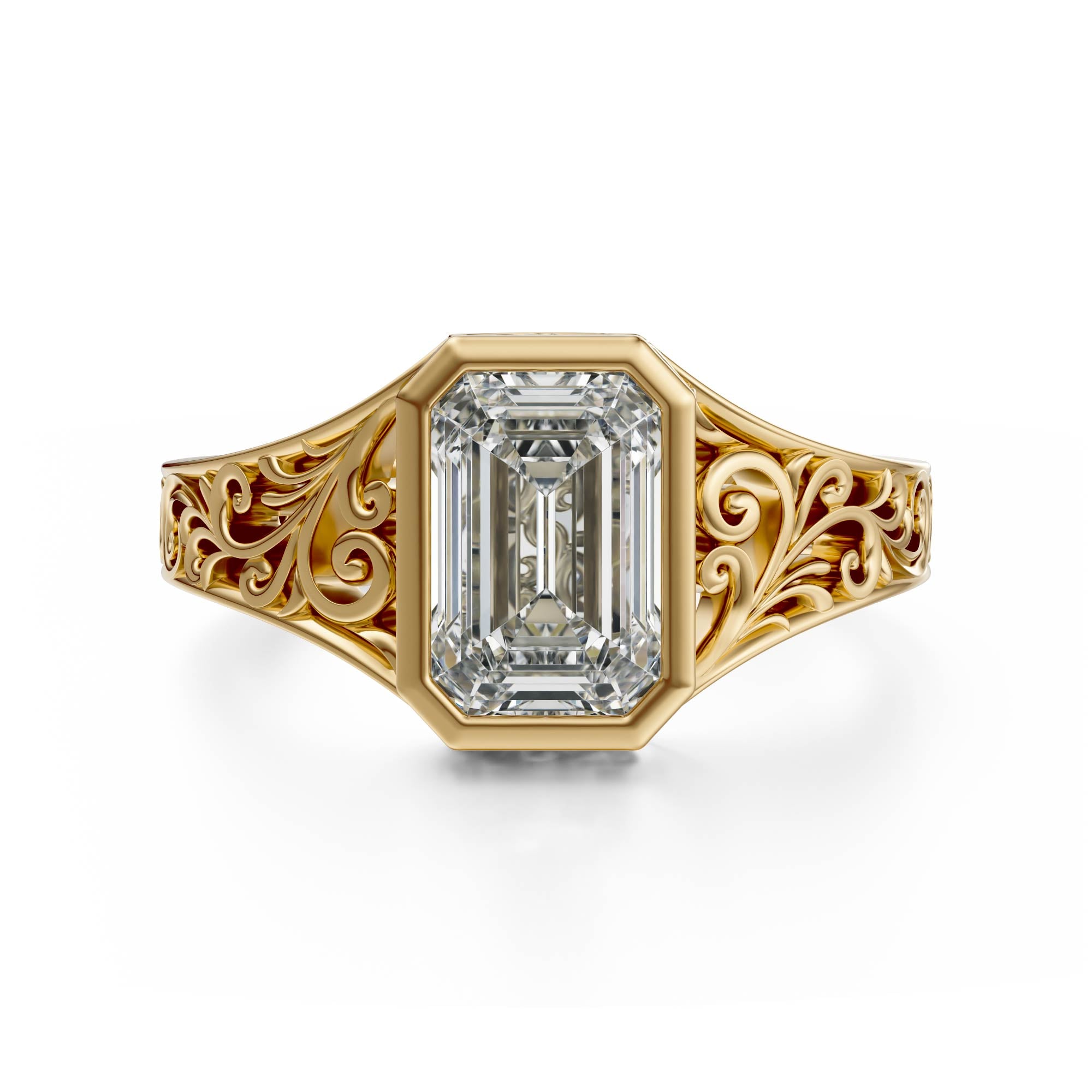 The Endearment Ring | Emerald Cut - Lavender Creek Gems