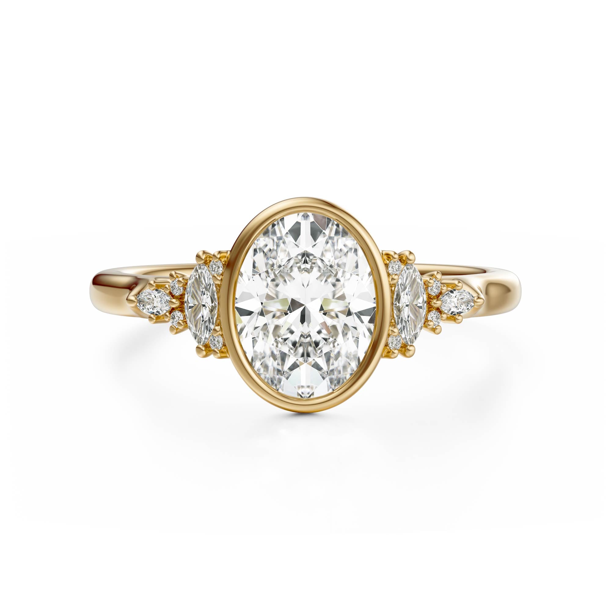 The Bezel Maeve Ring | Oval