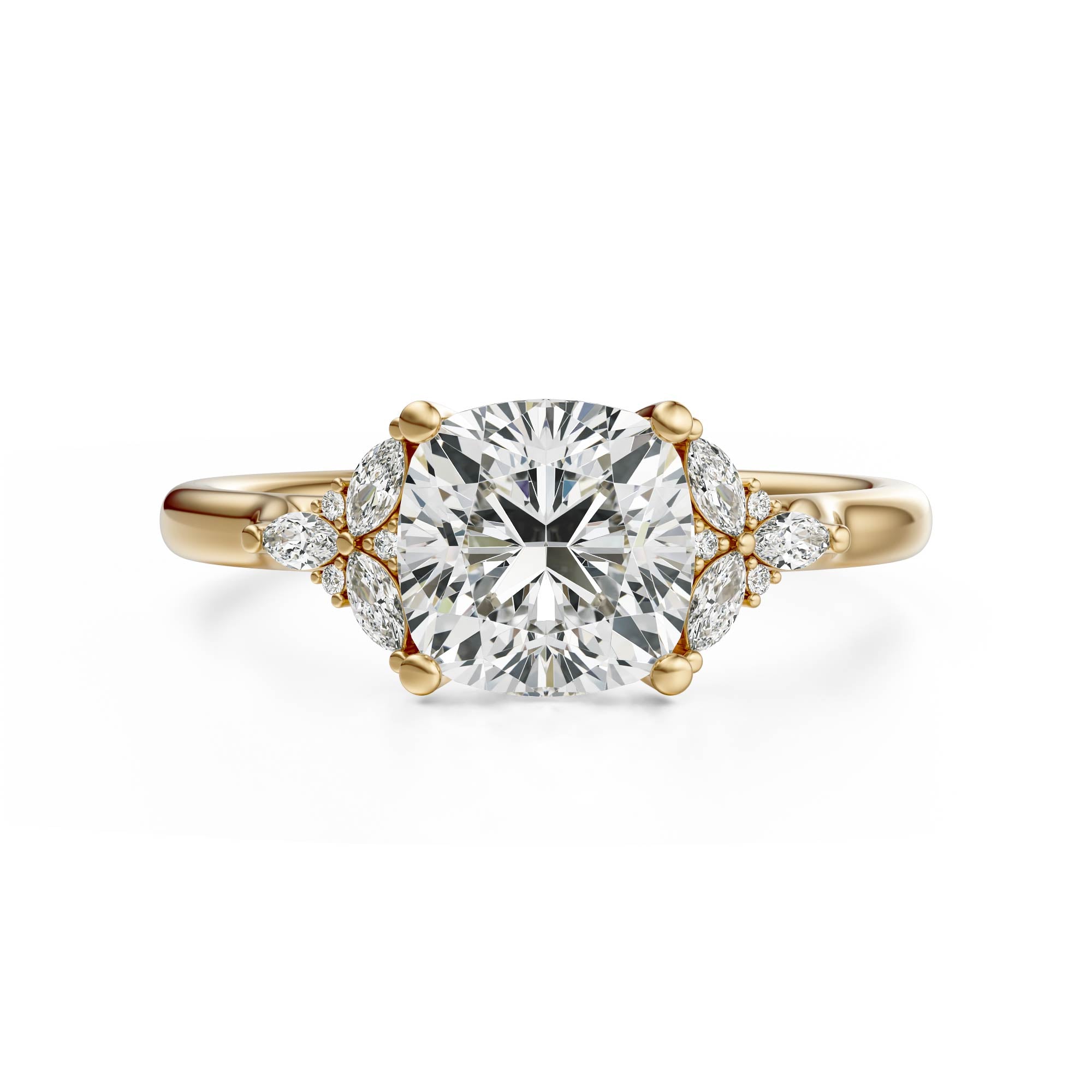 The Meadow Ring | Cushion - Lavender Creek Gems