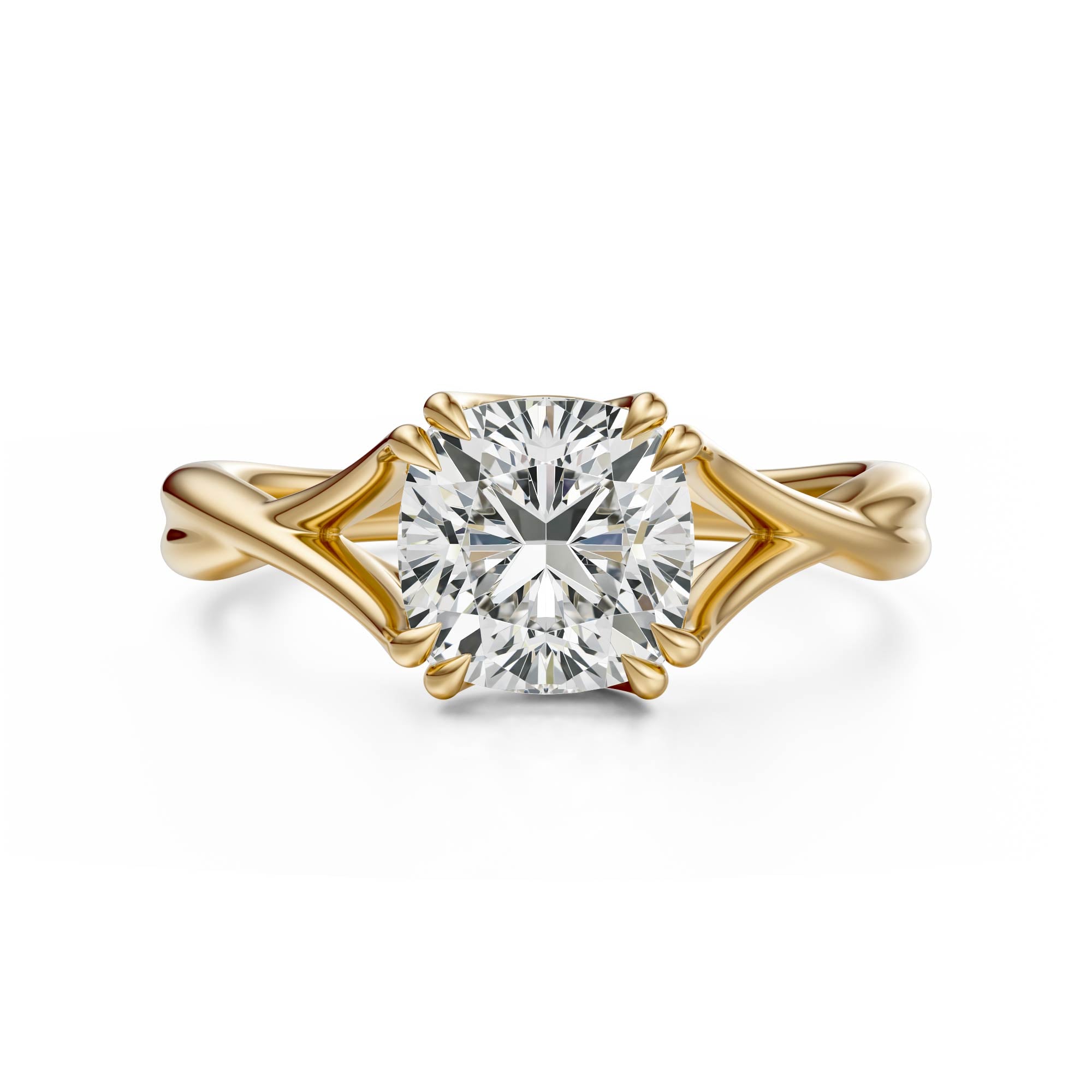 The Entwine Ring | Cushion - Lavender Creek Gems