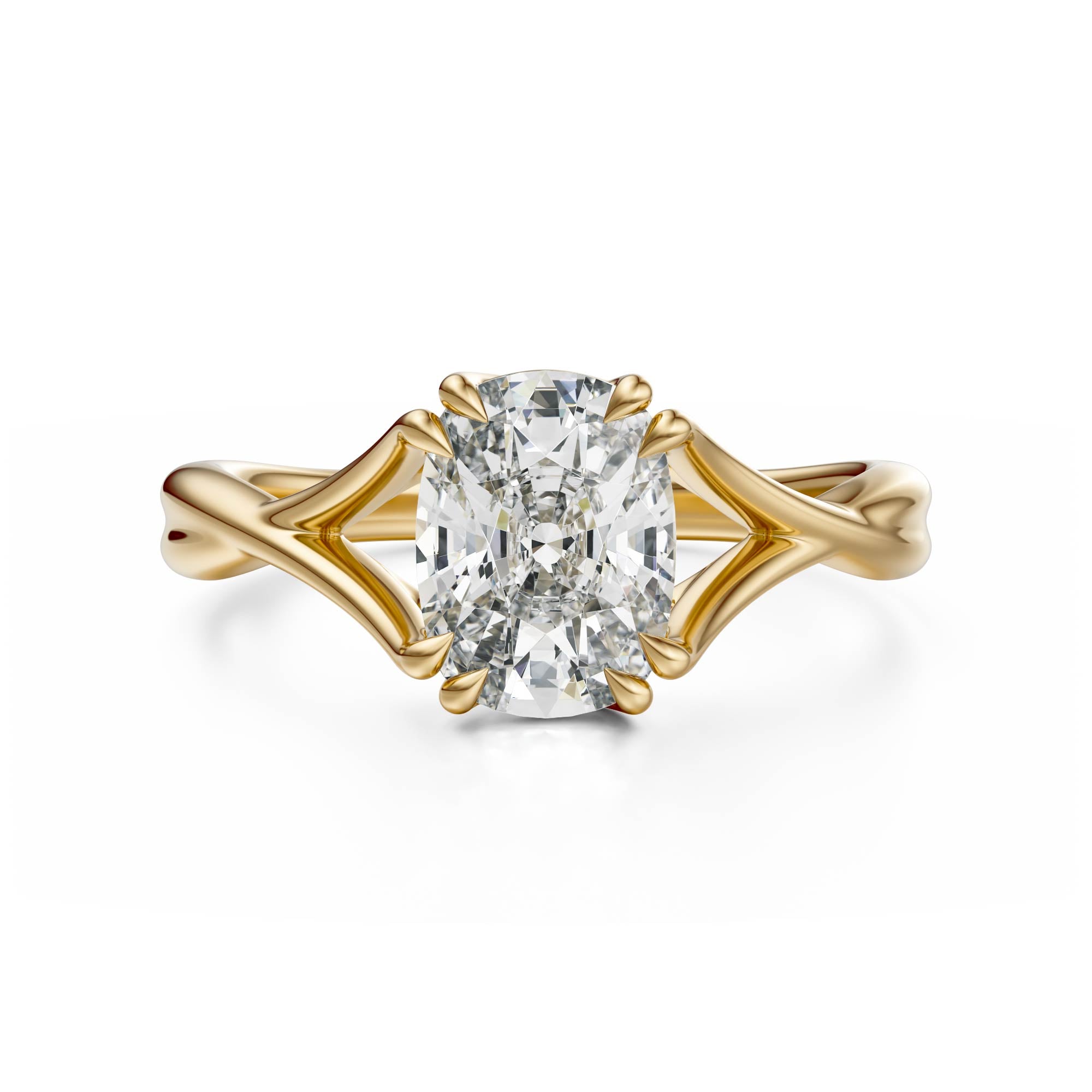 The Entwine Ring | Elongated Cushion - Lavender Creek Gems