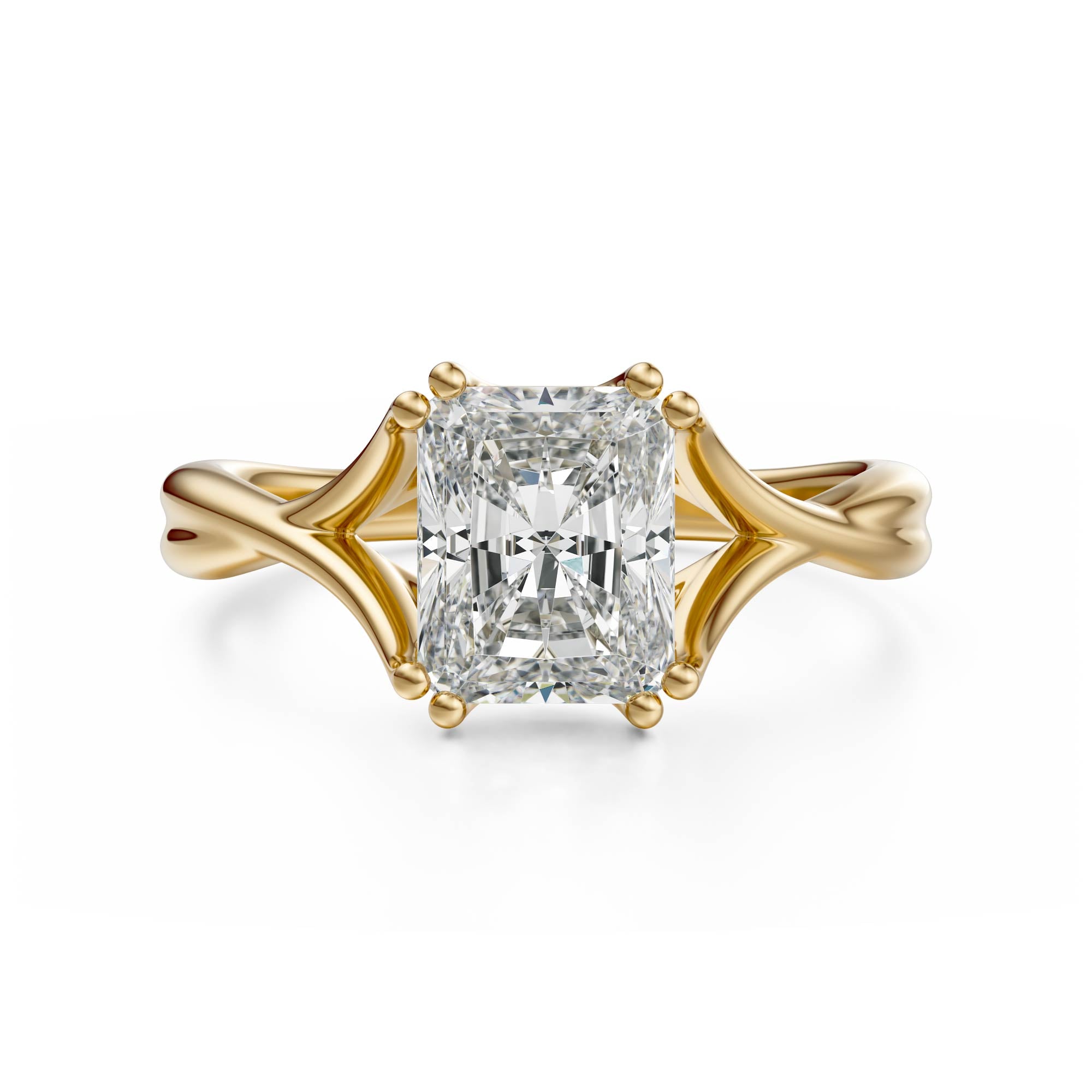 The Entwine Ring | Radiant - Lavender Creek Gems