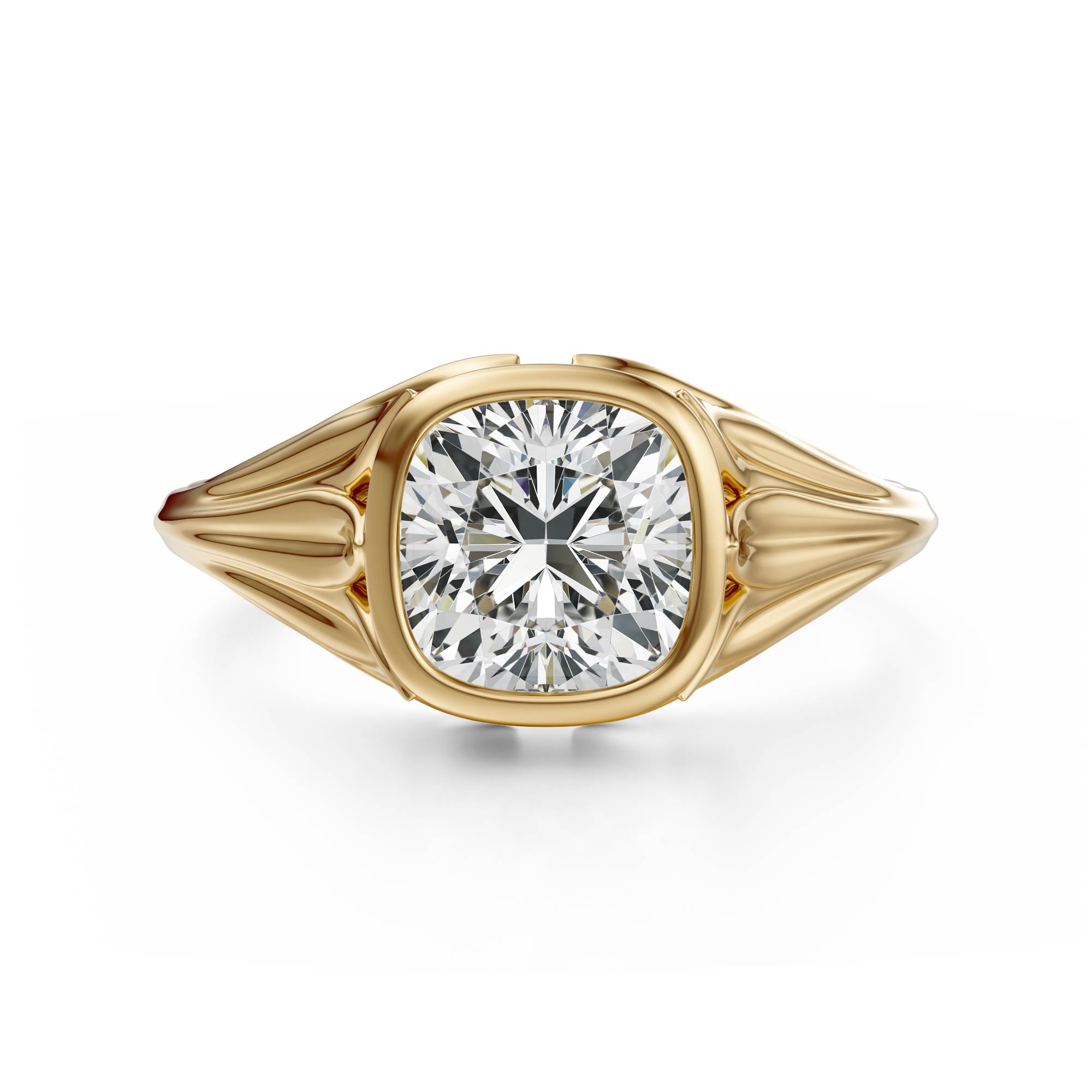 The Nightbloom Ring | Cushion - Lavender Creek Gems