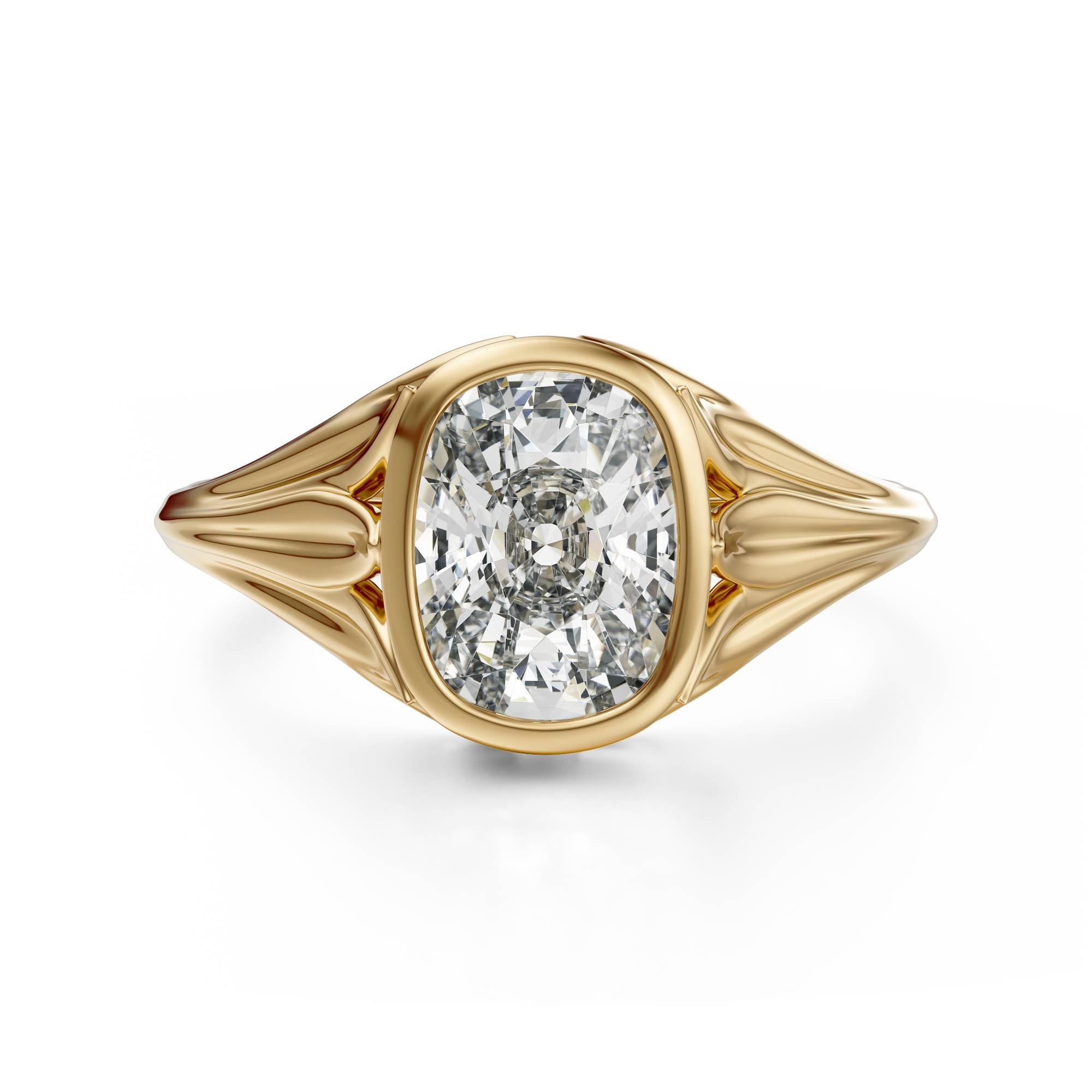 The Nightbloom Ring | Elongated Cushion - Lavender Creek Gems