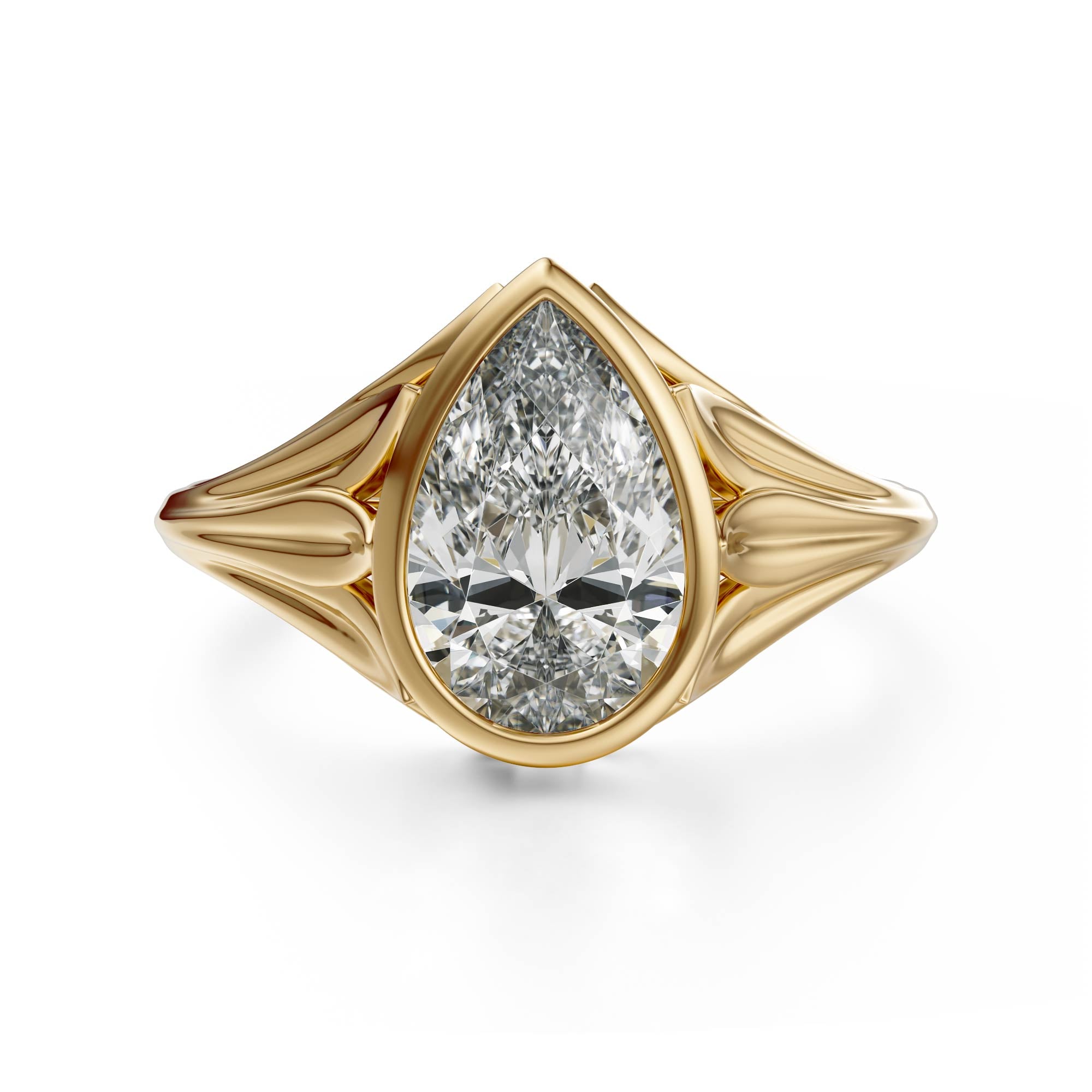 The Nightbloom Ring | Pear - Lavender Creek Gems