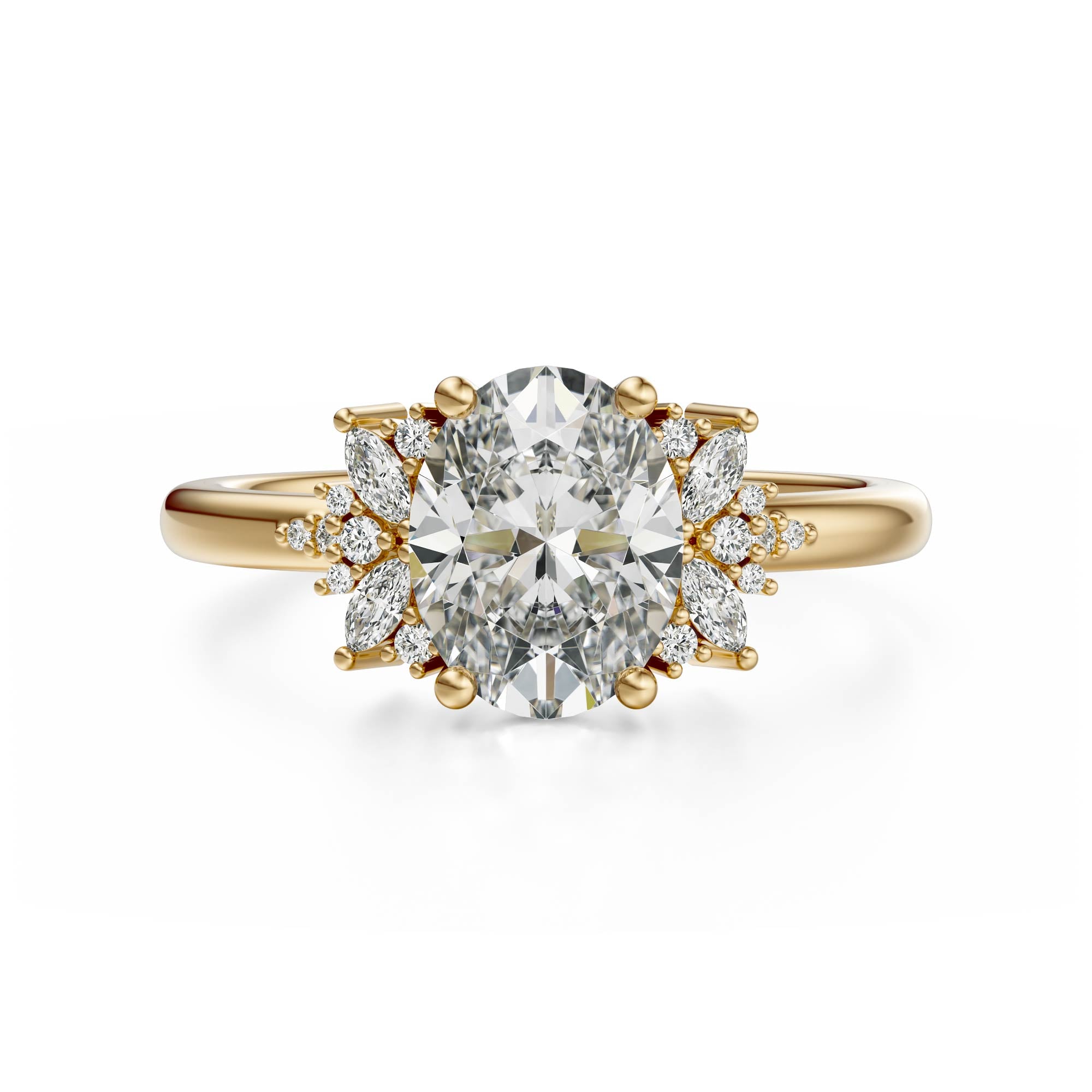 The Reverie Ring | Oval | Setting Only