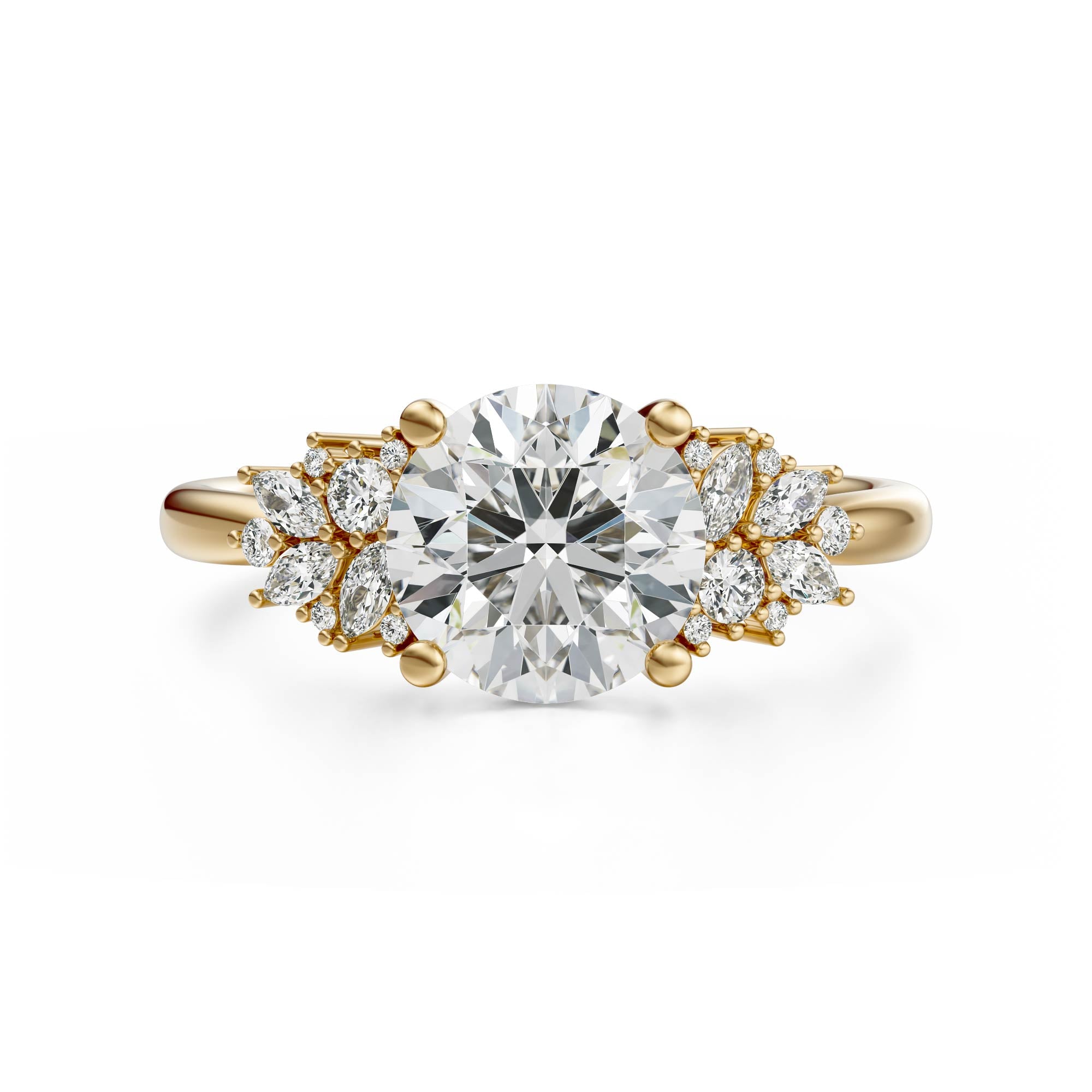The Rosalie Ring | Round | Setting Only