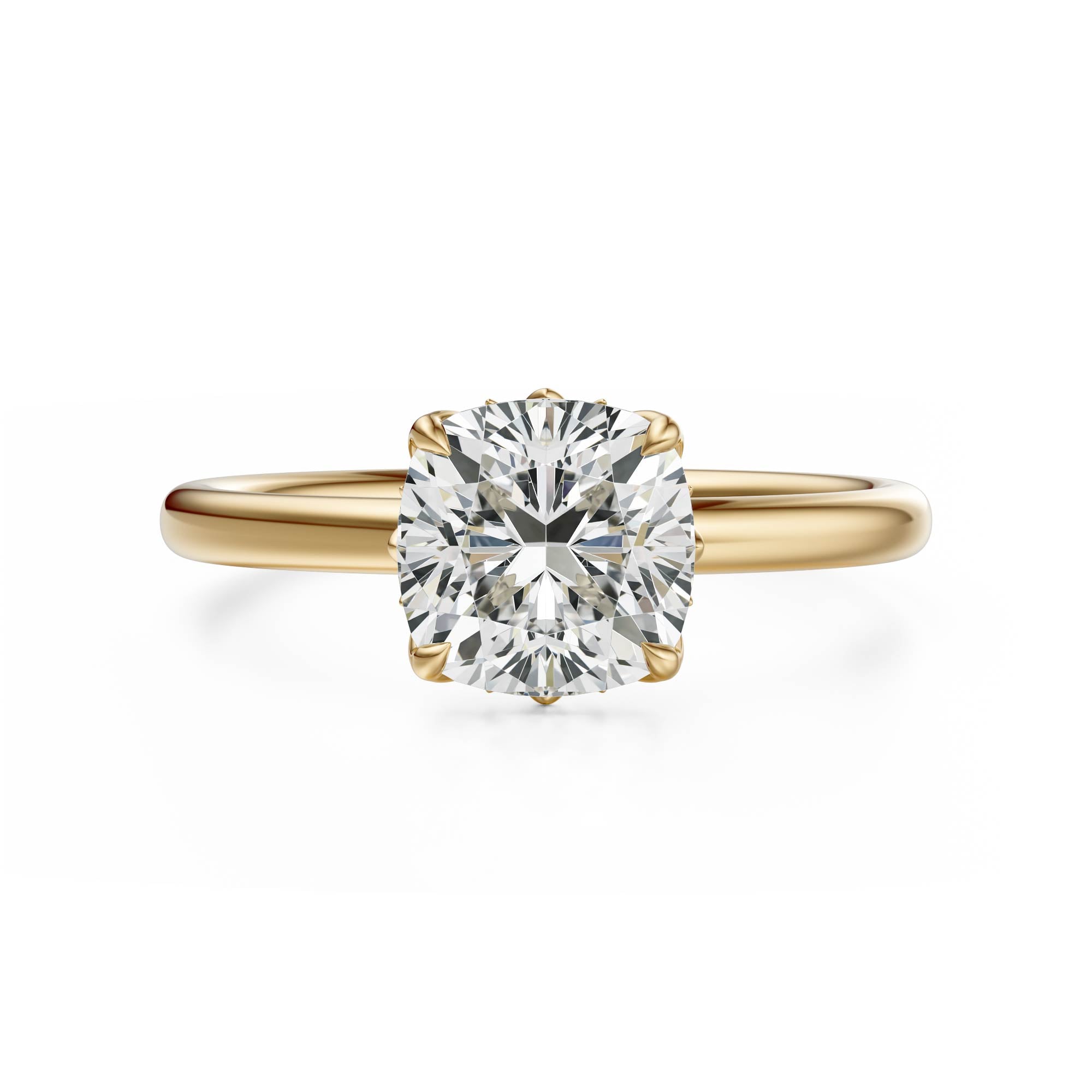 The Secret Garden Ring | Cushion | Setting Only