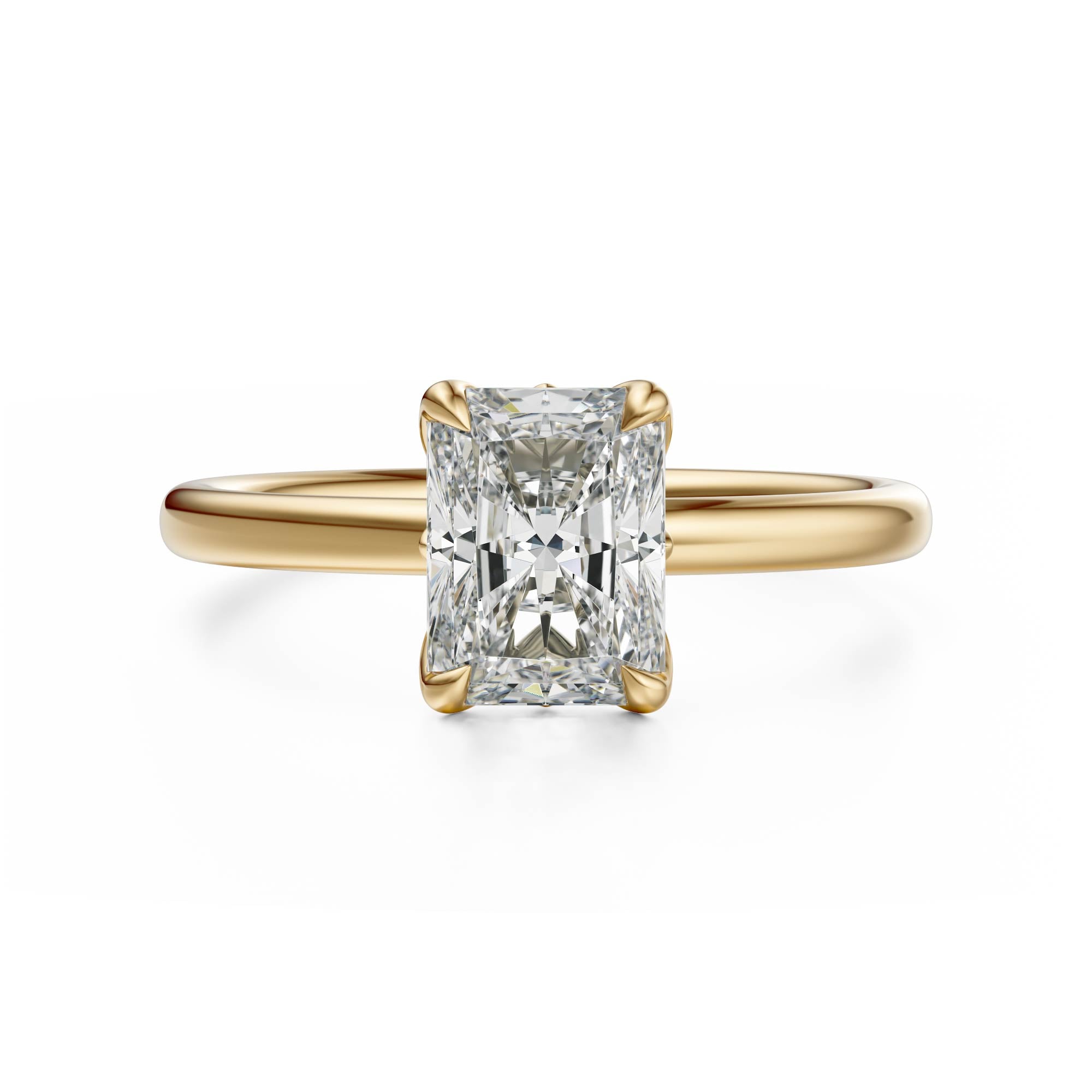 The Secret Garden Ring | Radiant | Setting Only