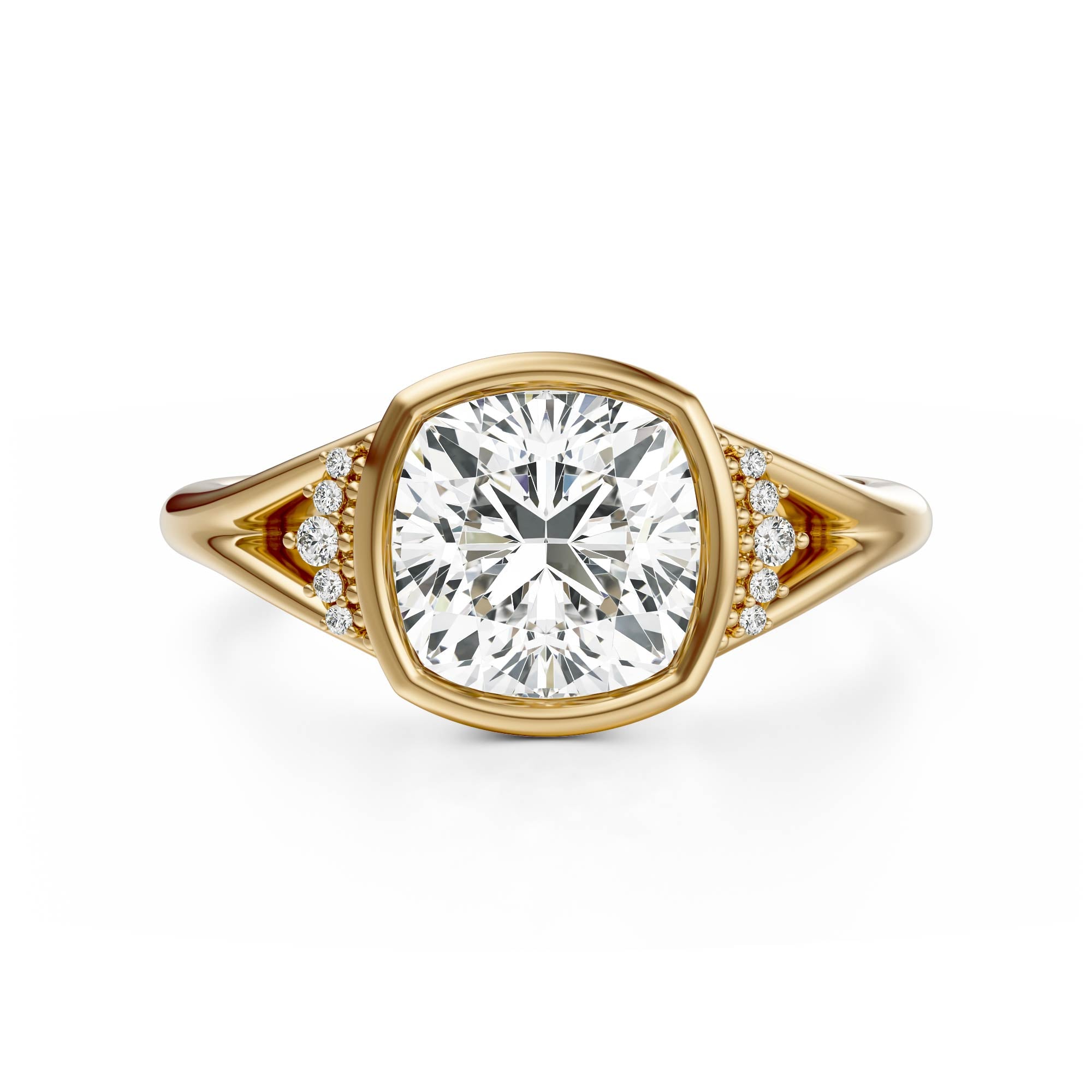 The Bezel Serendipity Ring | Cushion