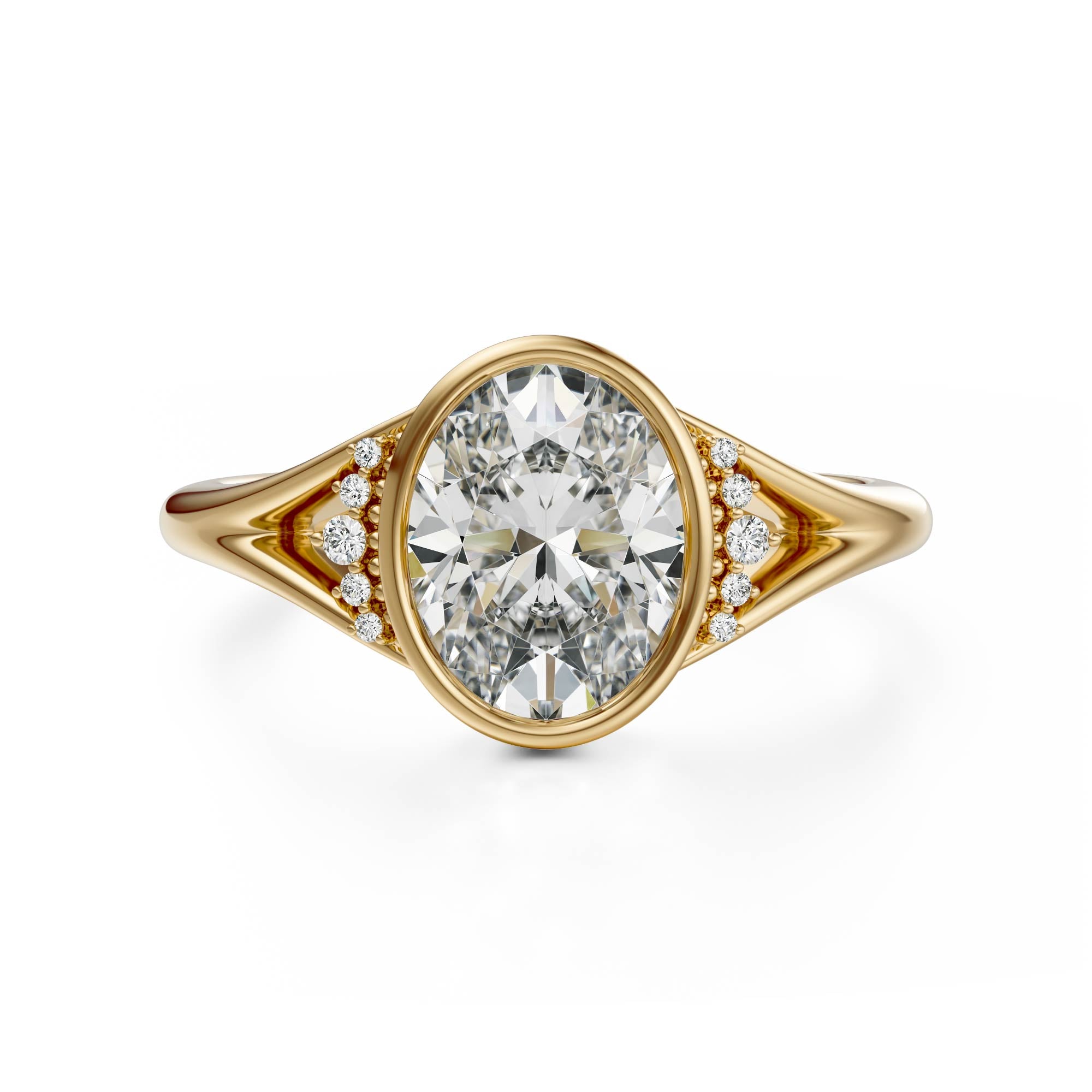 The Bezel Serendipity Ring | Oval | Setting Only
