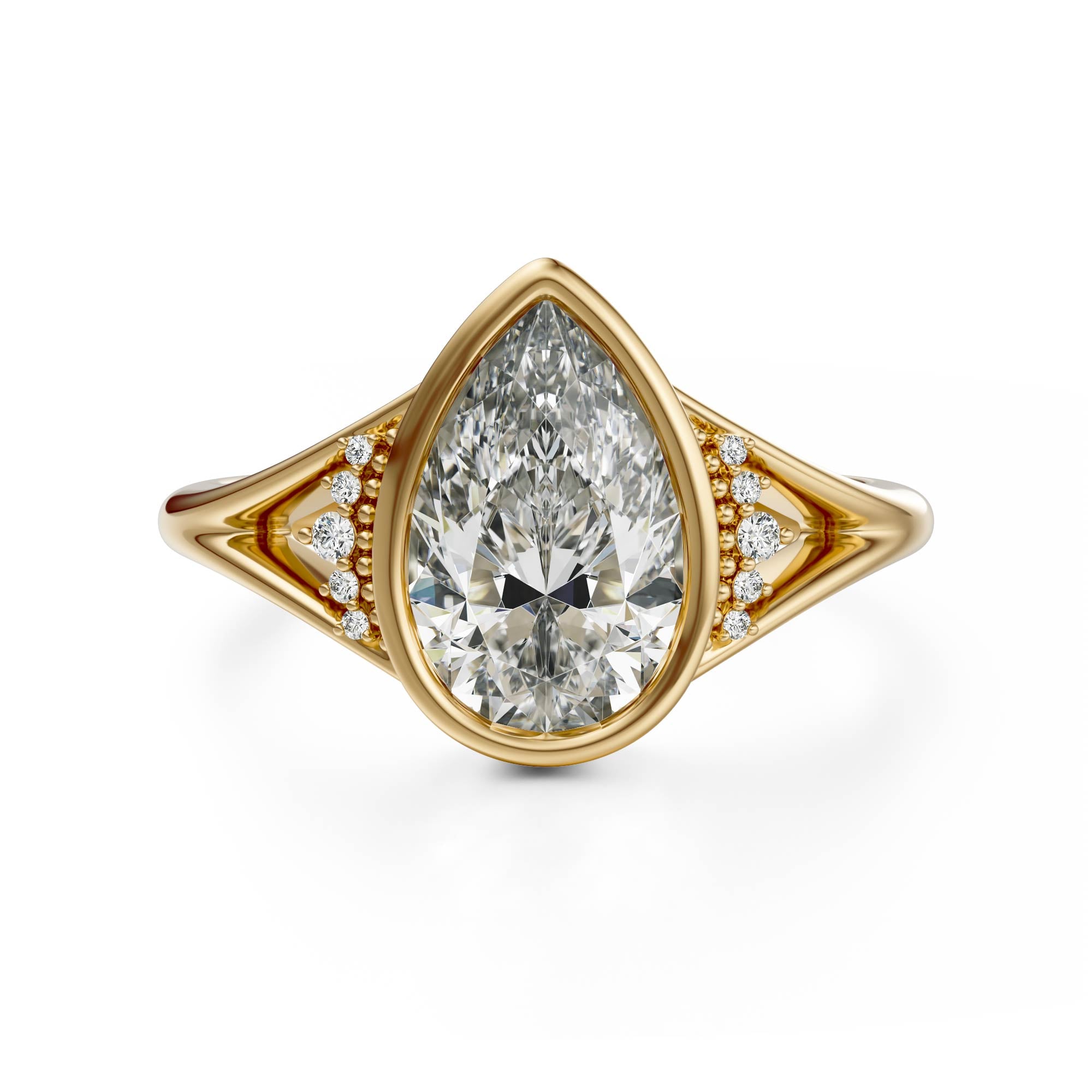 The Bezel Serendipity Ring | Pear