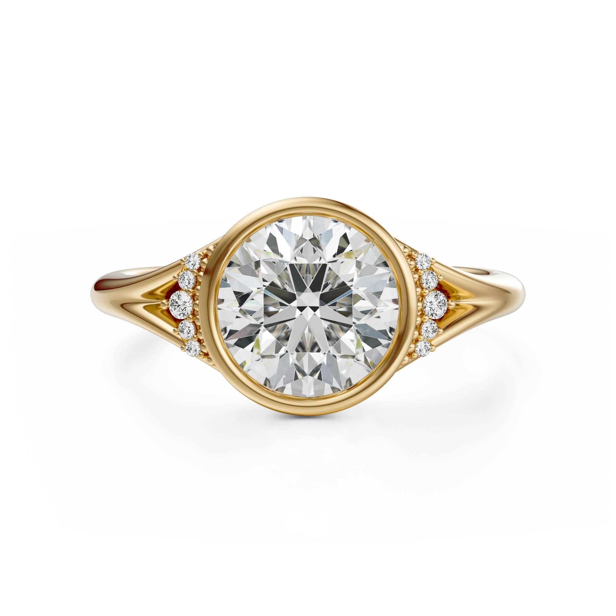 The Bezel Serendipity Ring | Round