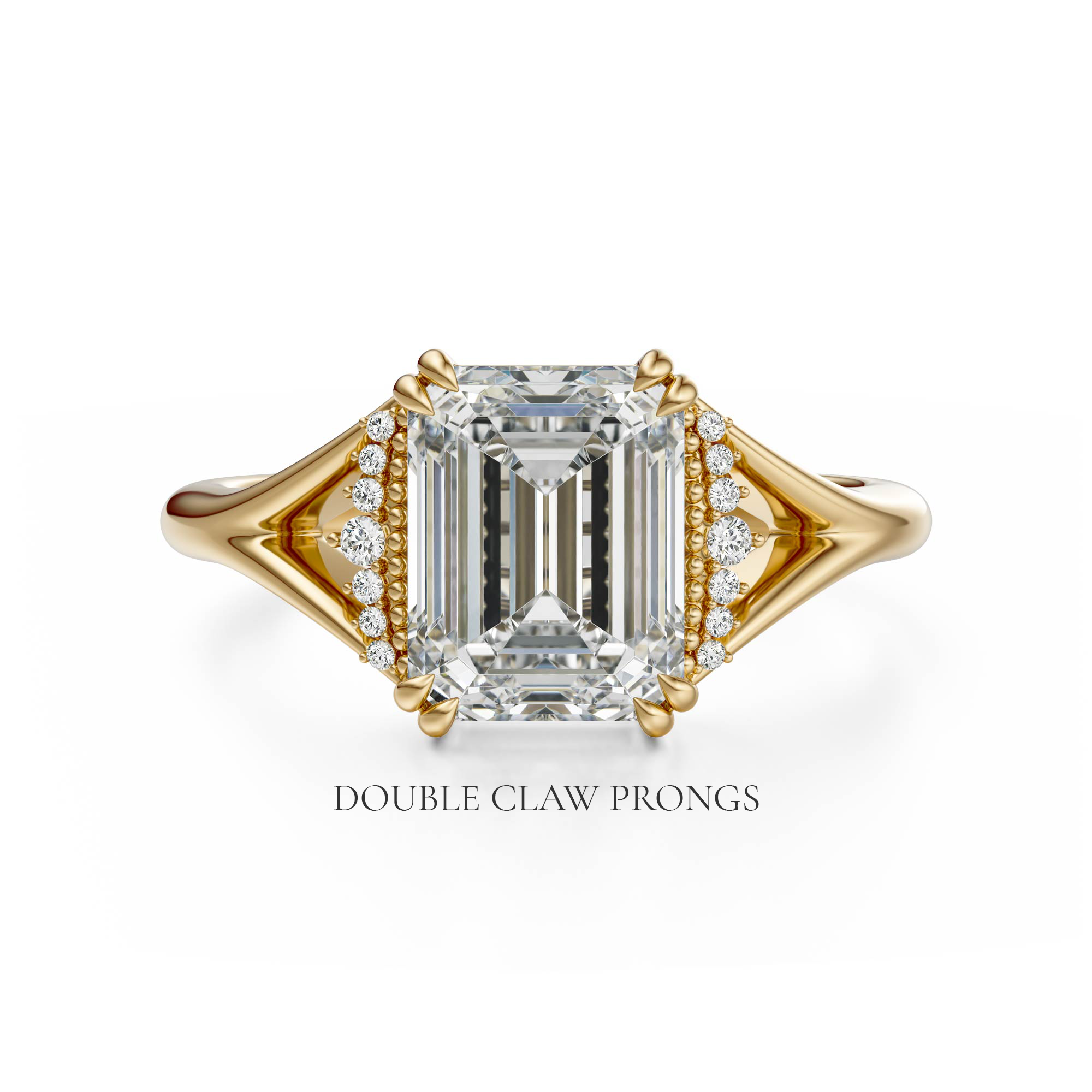 The Serendipity Ring | Emerald Cut - Lavender Creek Gems