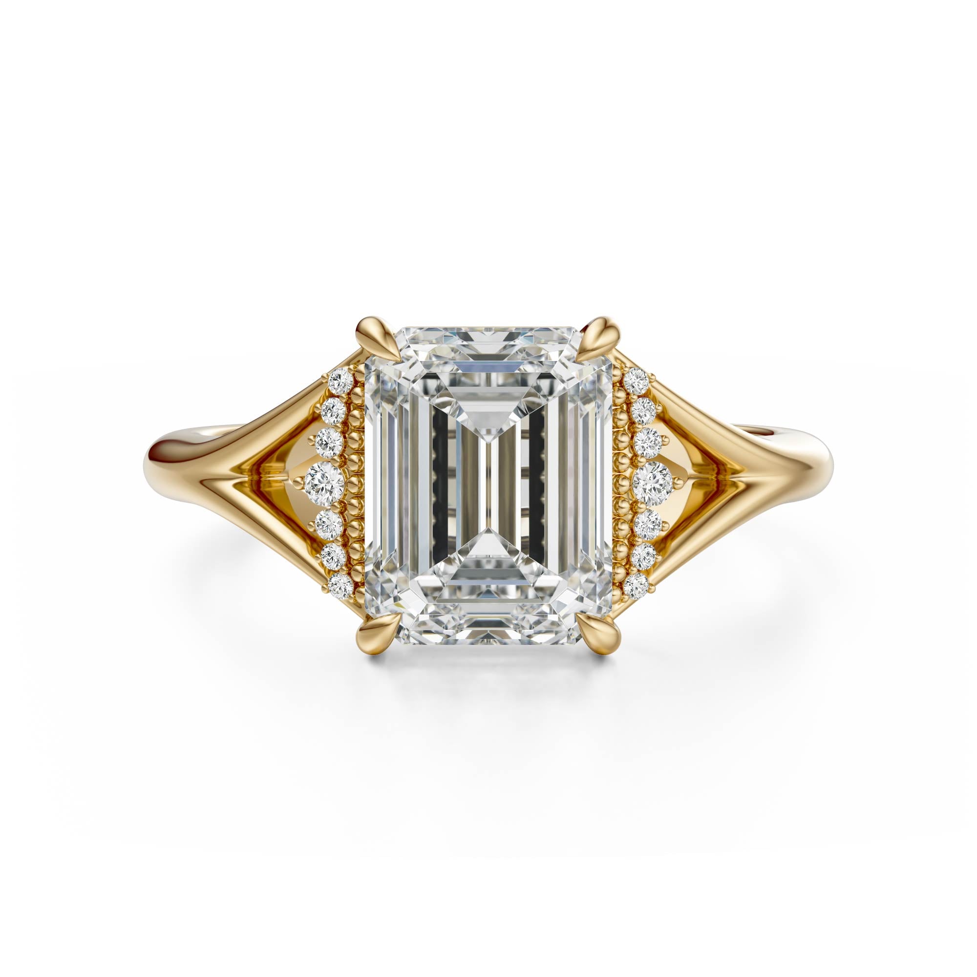 The Serendipity Ring | Emerald Cut