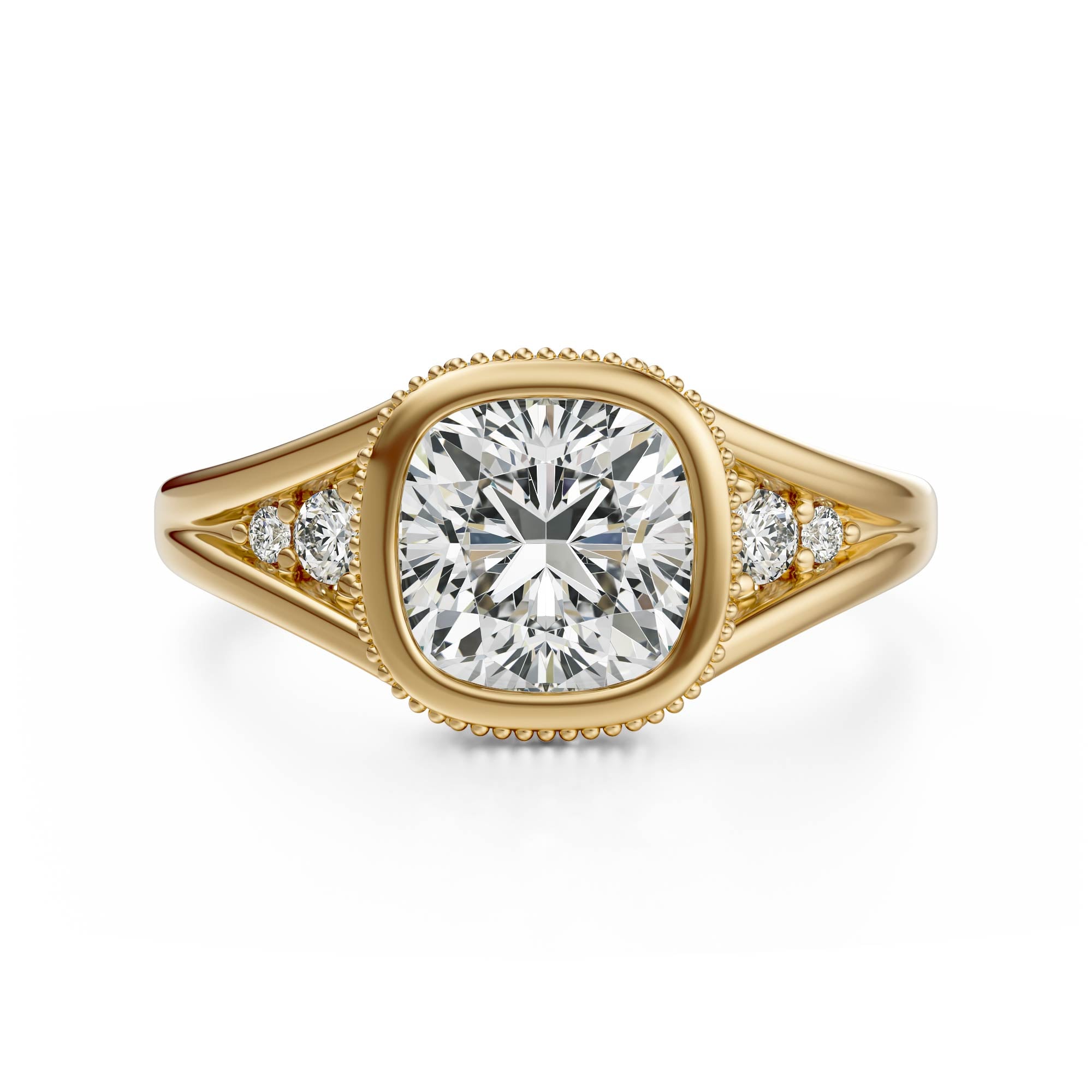 The Sitara Ring | Cushion - Lavender Creek Gems