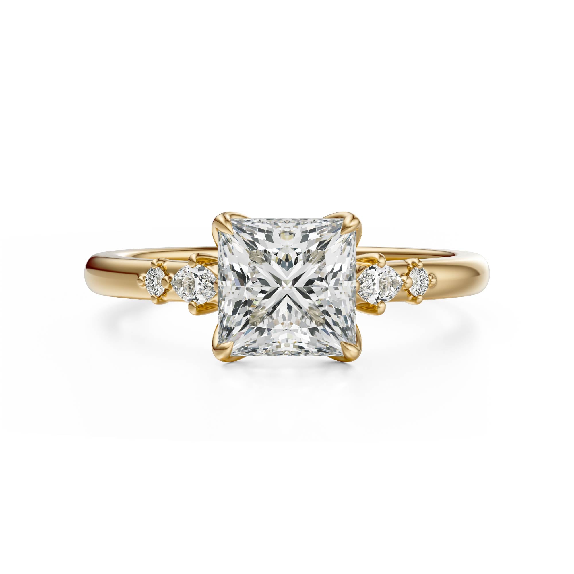 The Skye Ring | Princess | Setting Only - Lavender Creek Gems