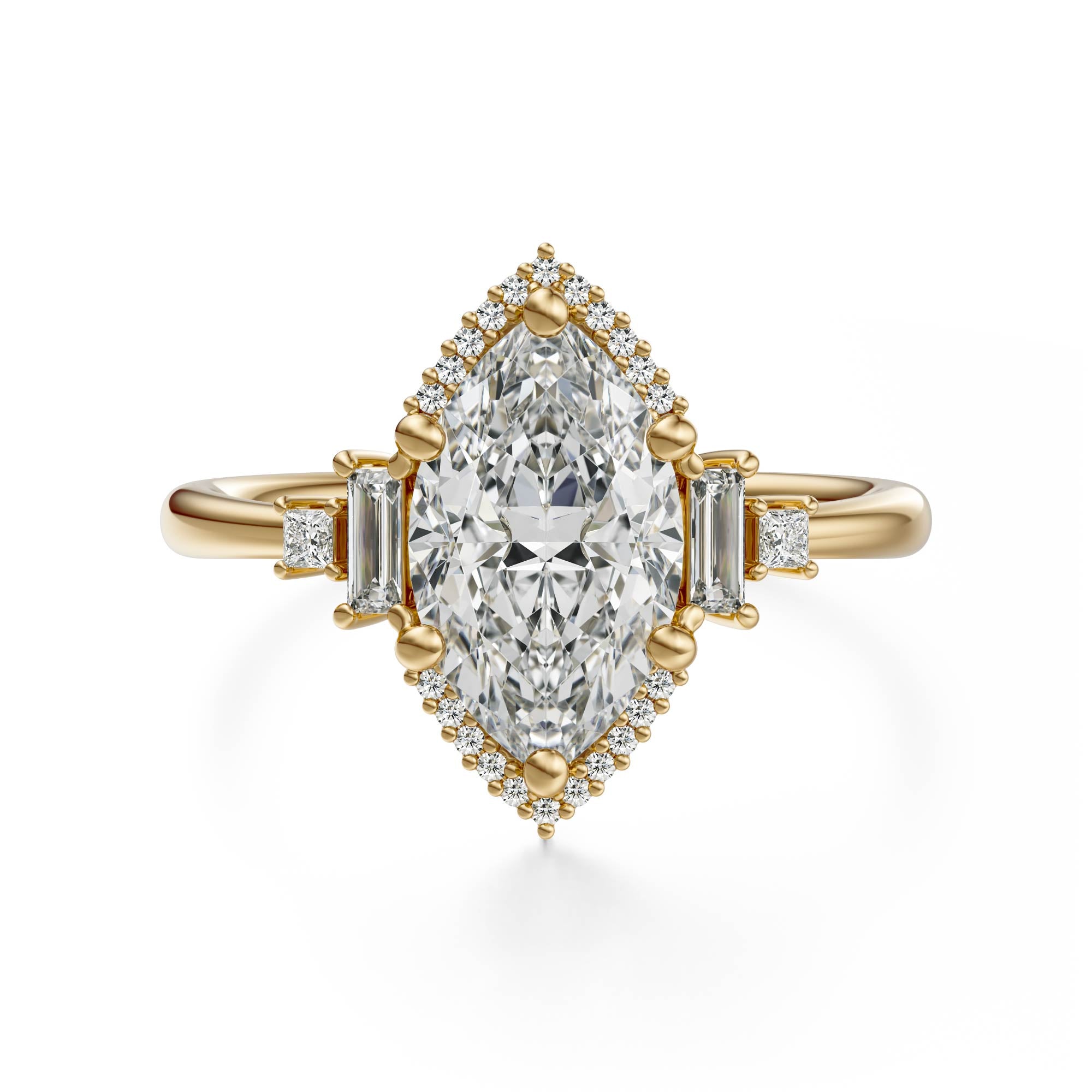 The Sura Ring | Marquise | Setting Only