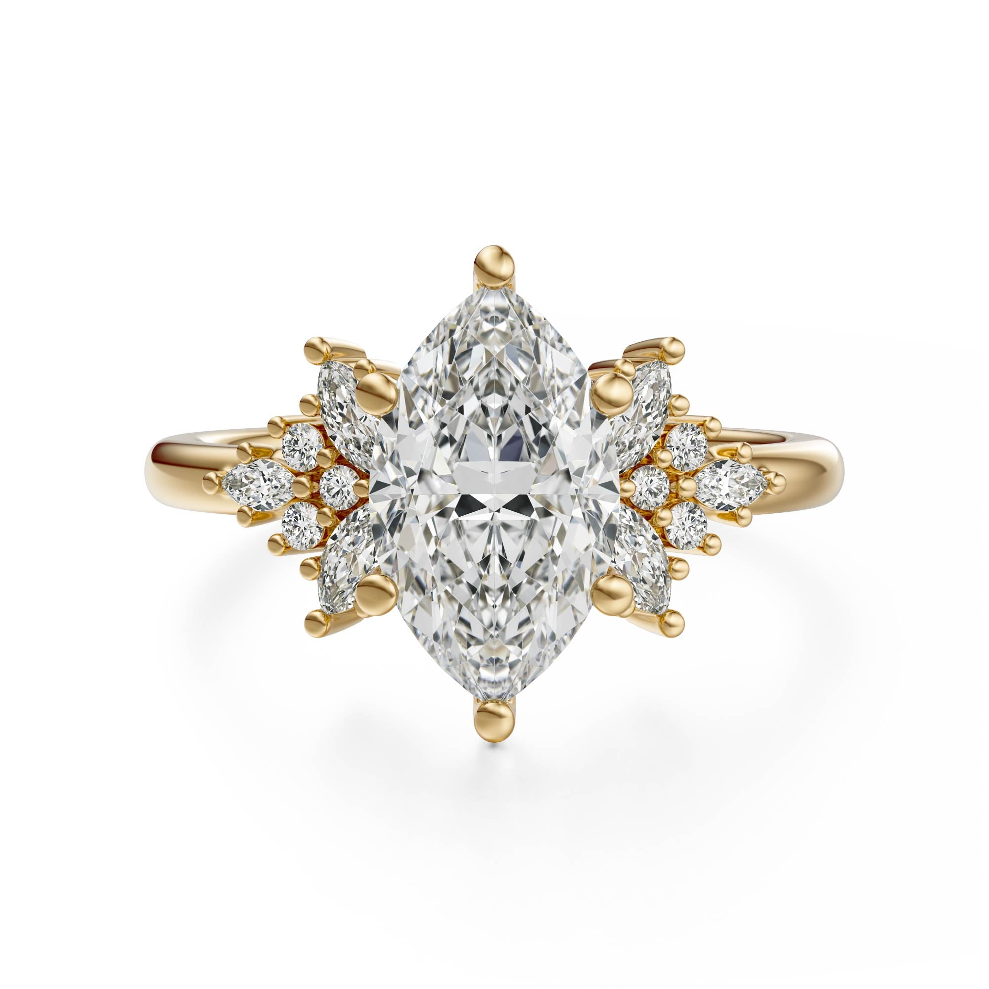The Veraine Ring | Marquise | Setting Only