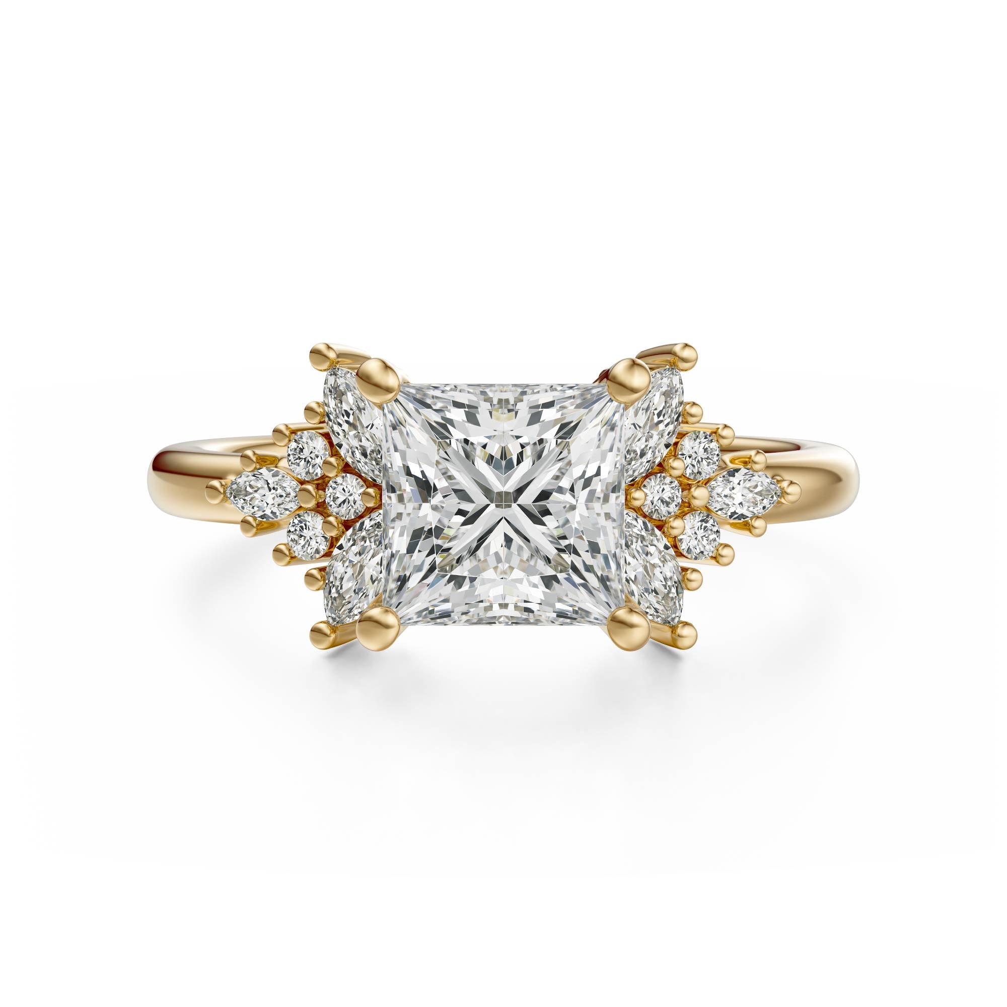 The Veraine Ring | Princess | Setting Only