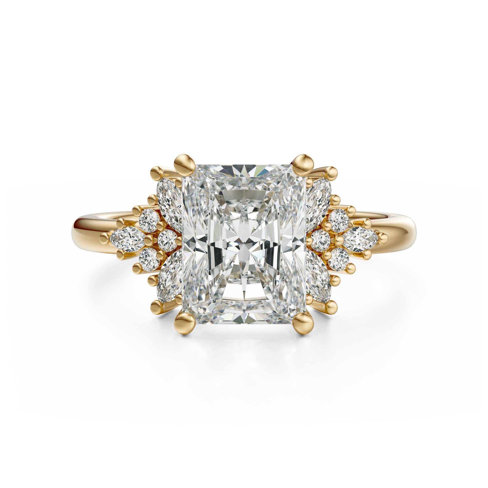 The Veraine Ring | Radiant | Setting Only