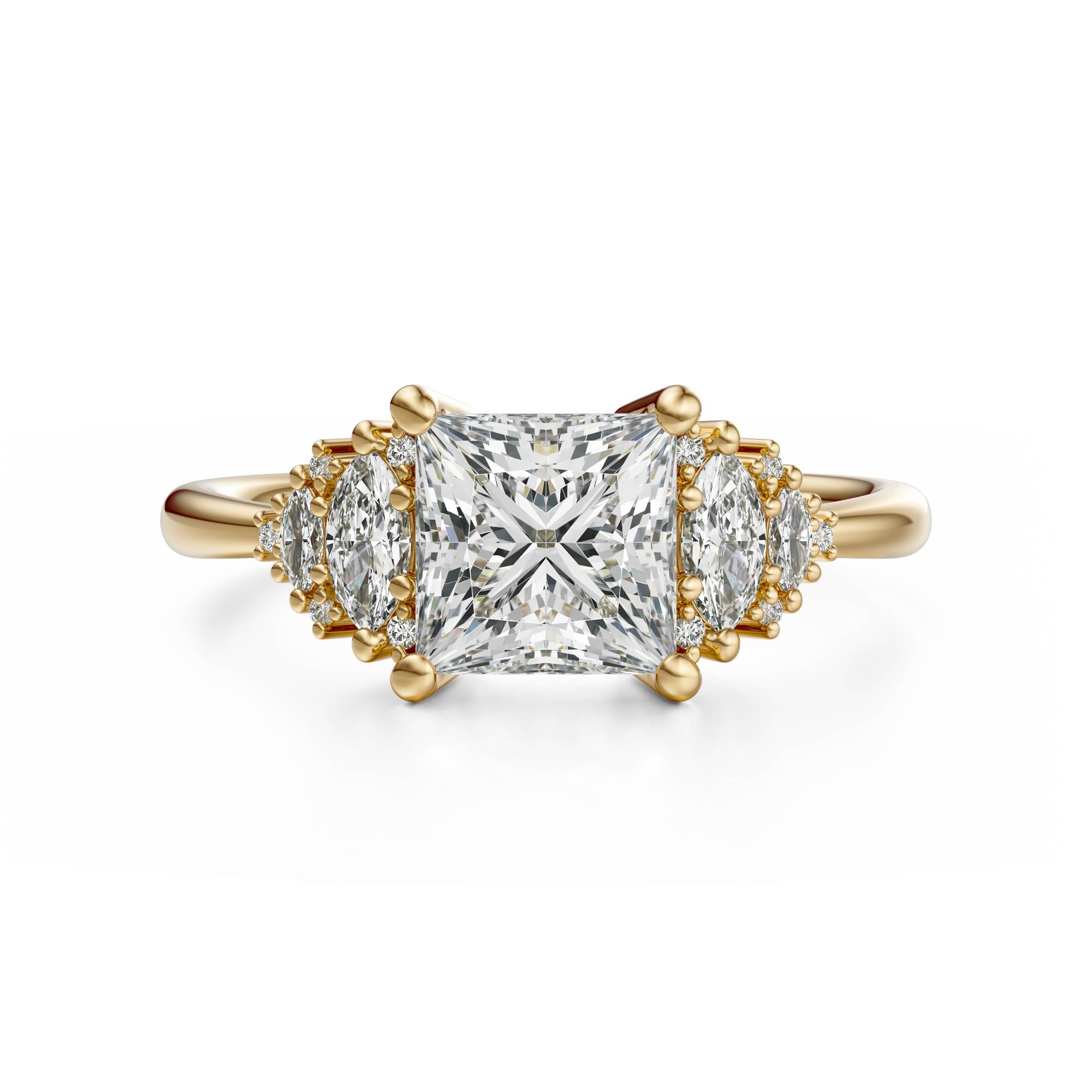 The Vivienne Ring | Princess | Setting Only