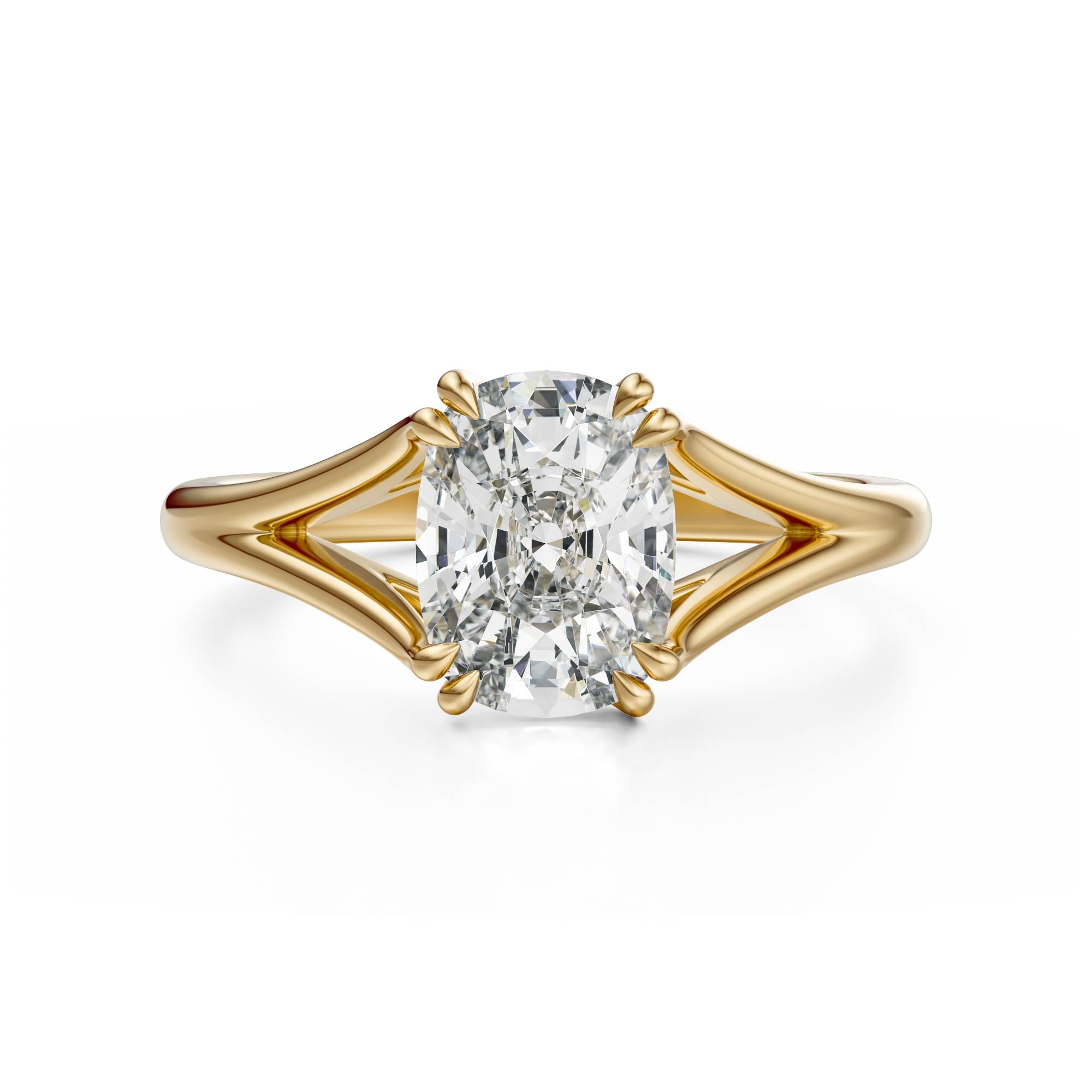 The Weaver Ring | Elongated Cushion | Setting Only - Lavender Creek Gems