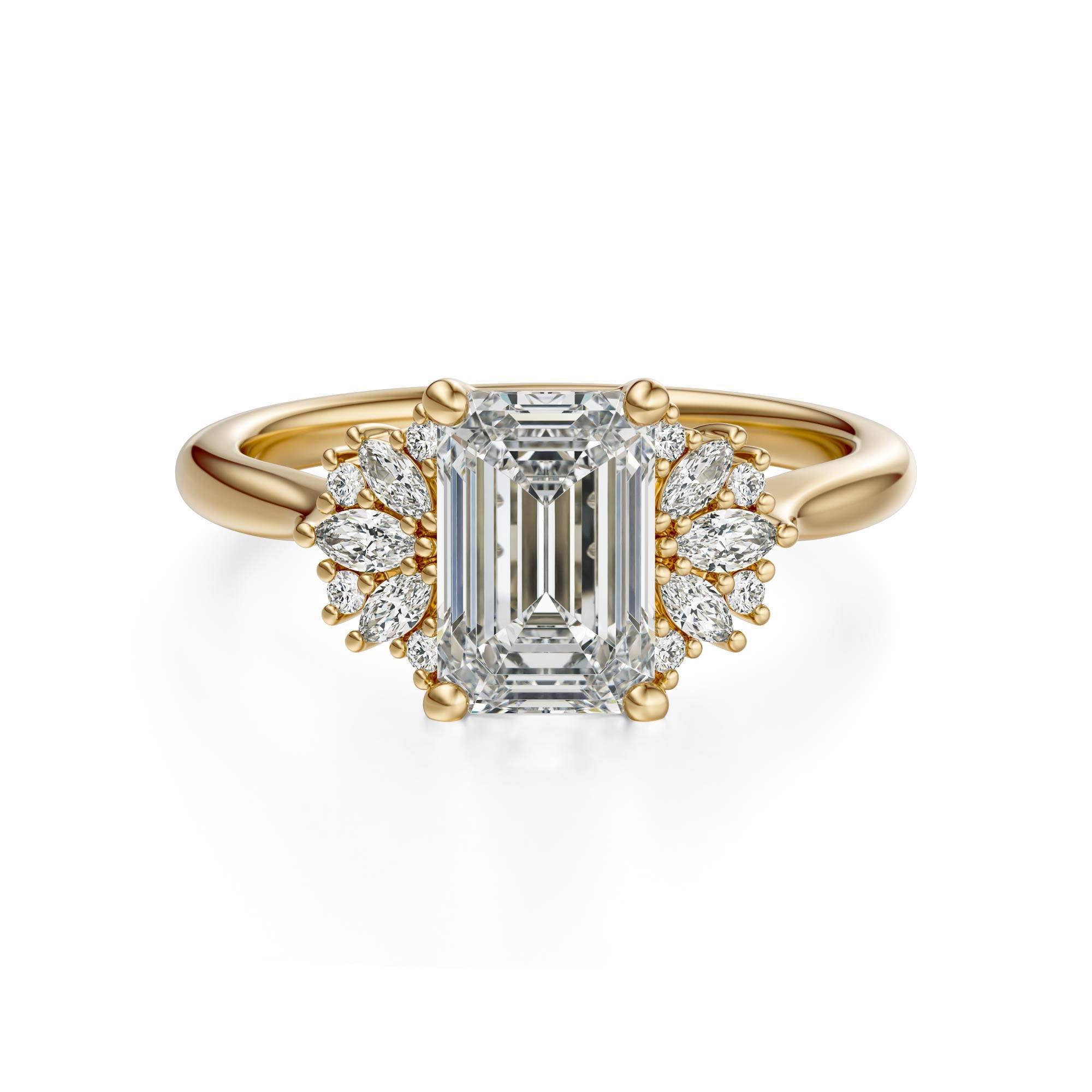 The Ambrosia Ring | Emerald Cut - Lavender Creek Gems