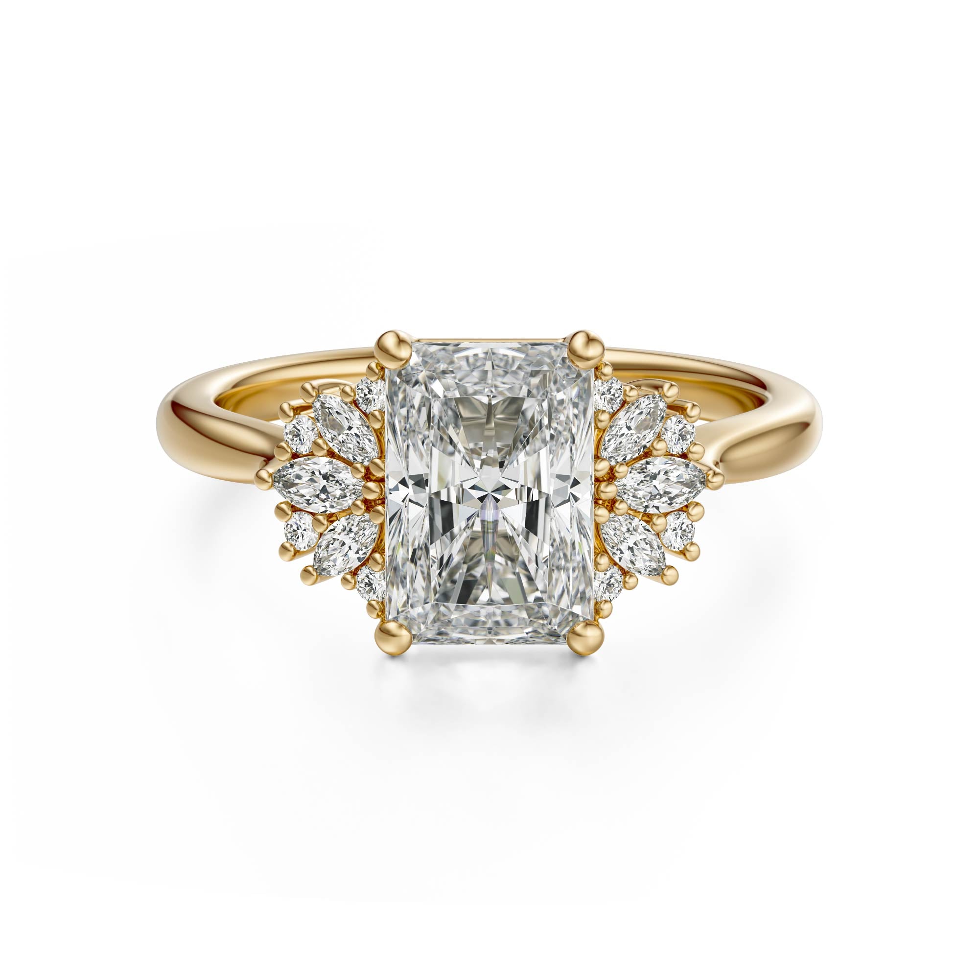 The Ambrosia Ring | Radiant - Lavender Creek Gems