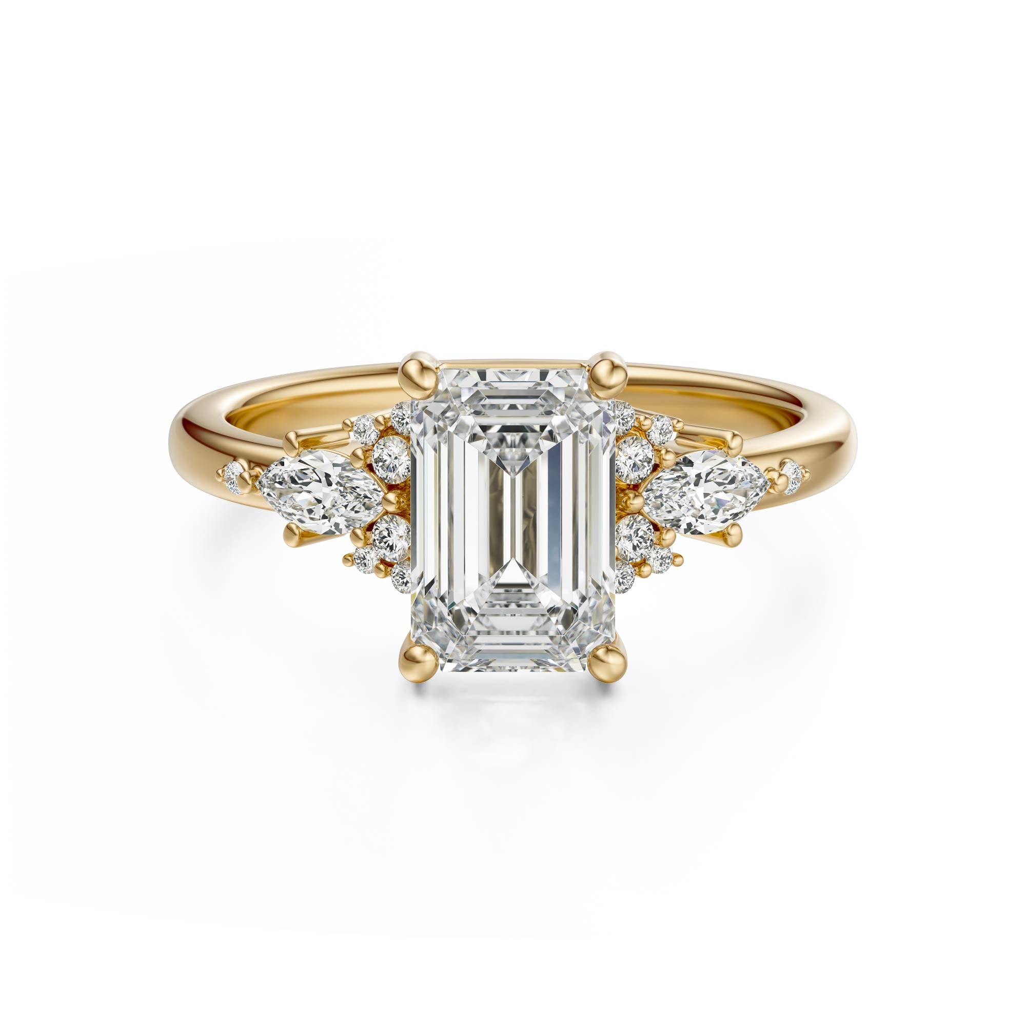 The Ascendant Ring | Emerald Cut - Lavender Creek Gems