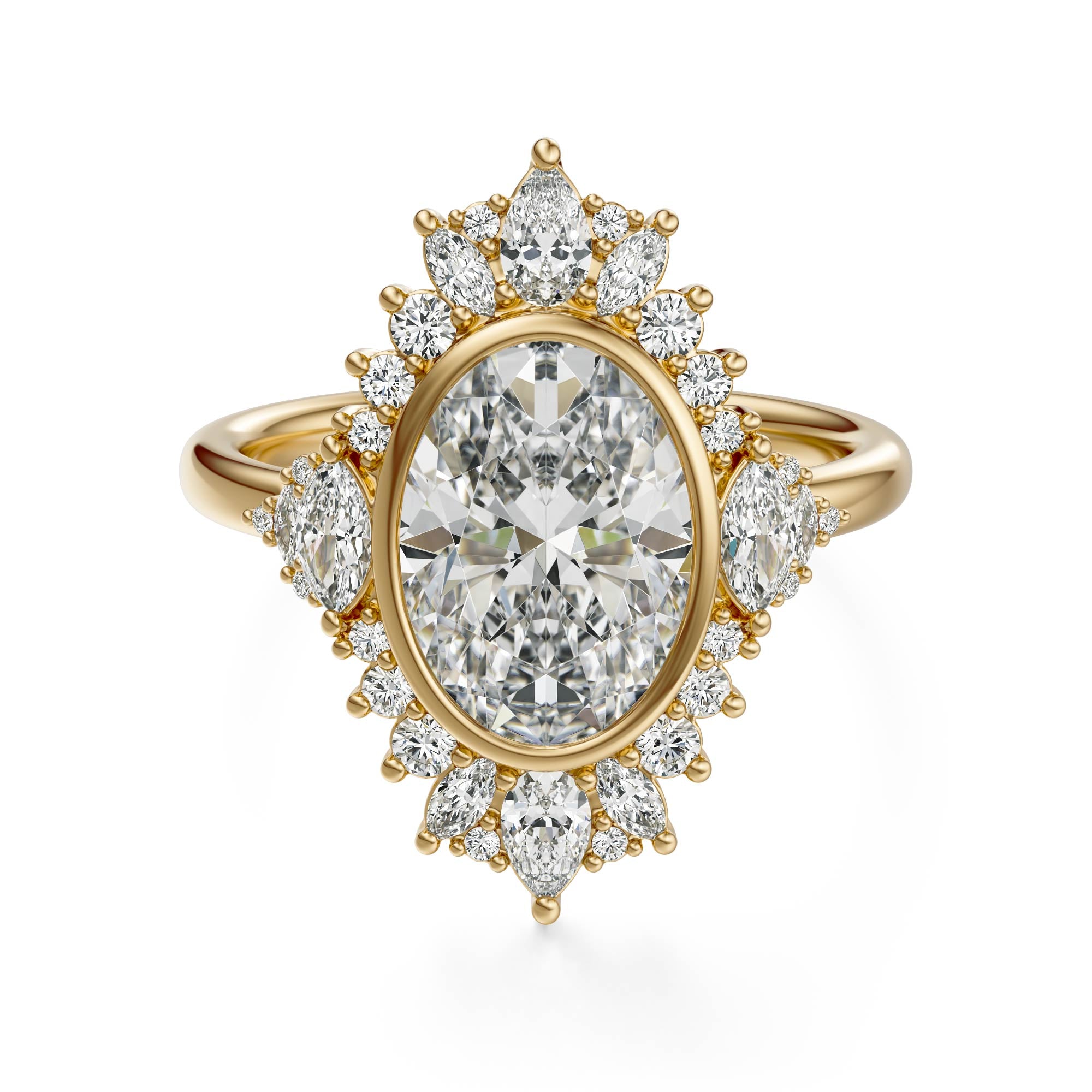 The Ethereal Ring | Oval | Setting Only - Lavender Creek Gems