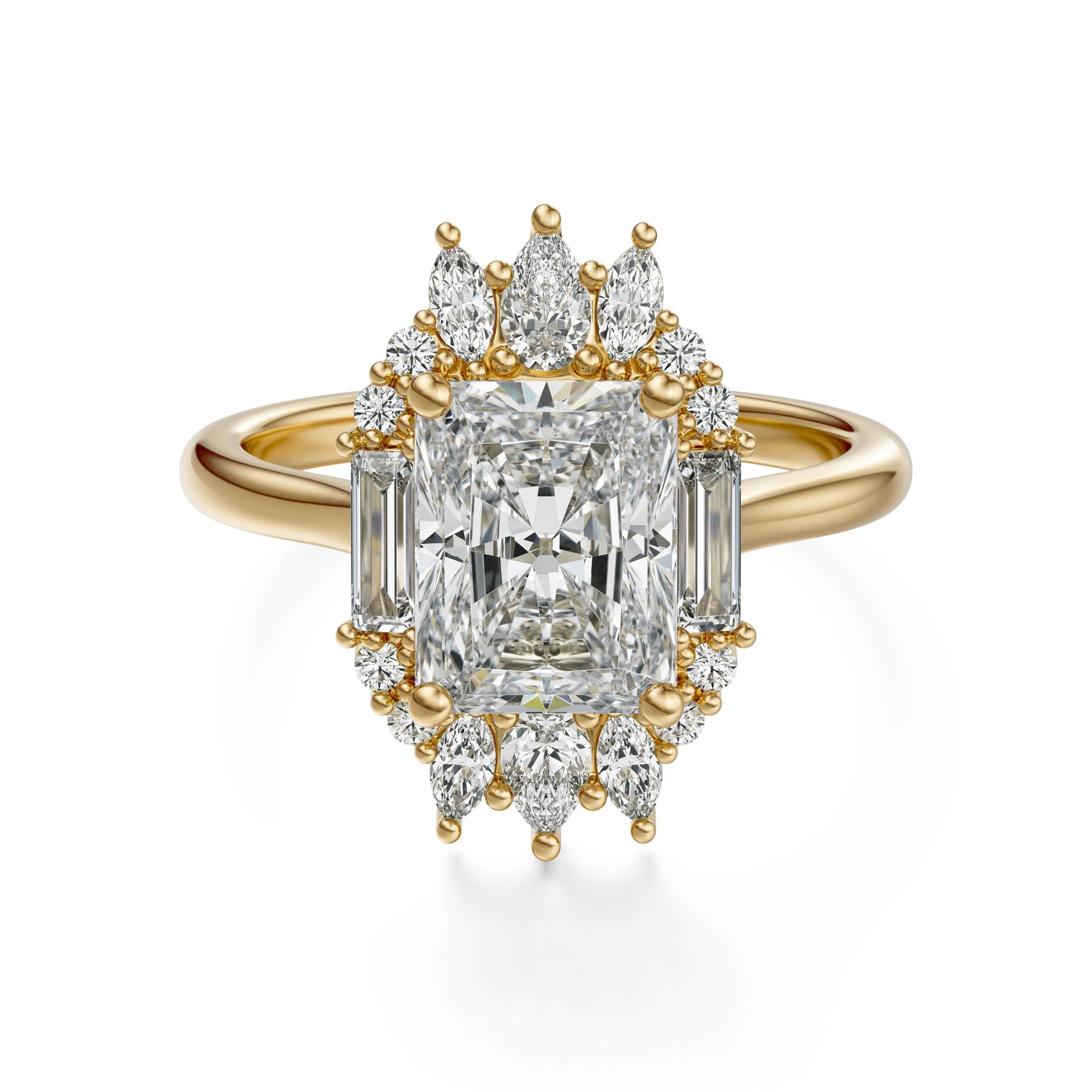 The Georgia Ring | Radiant | Setting Only