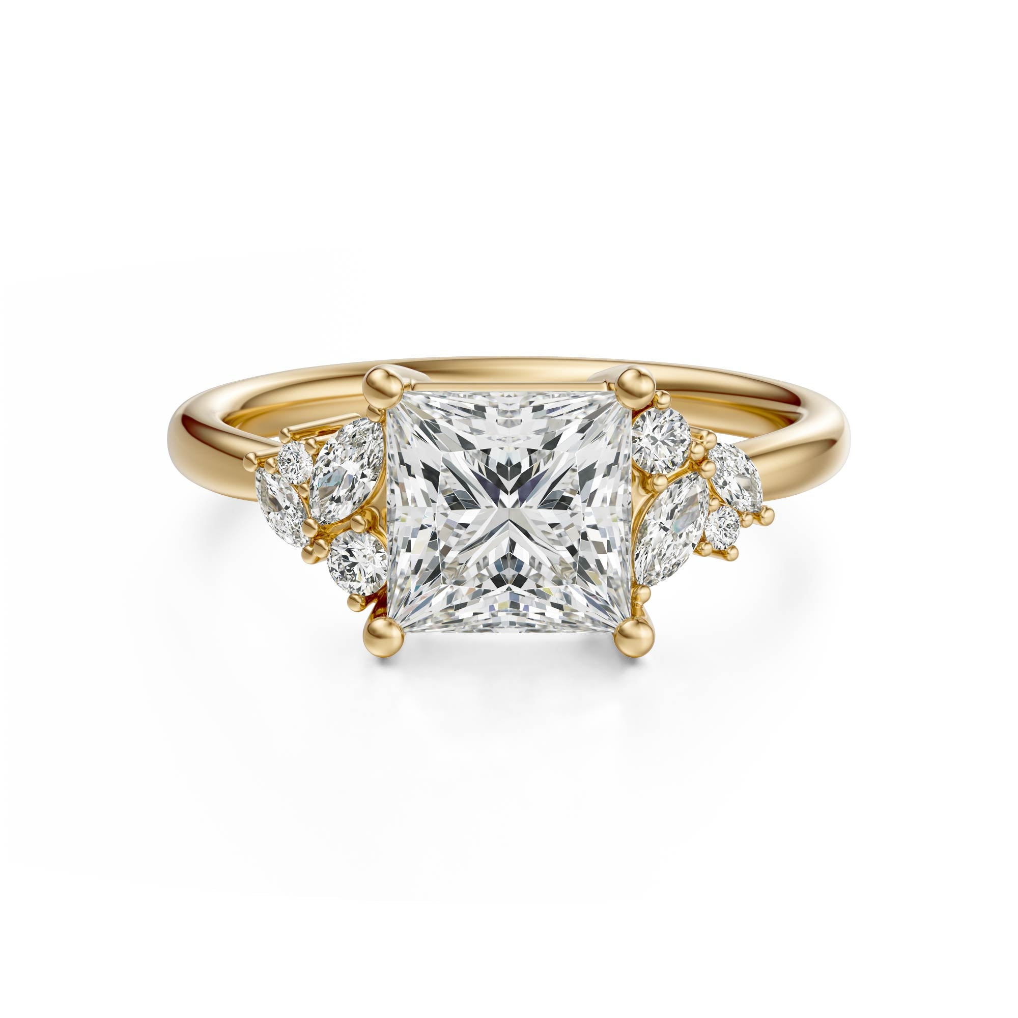 The Laurel Ring | Princess | Setting Only