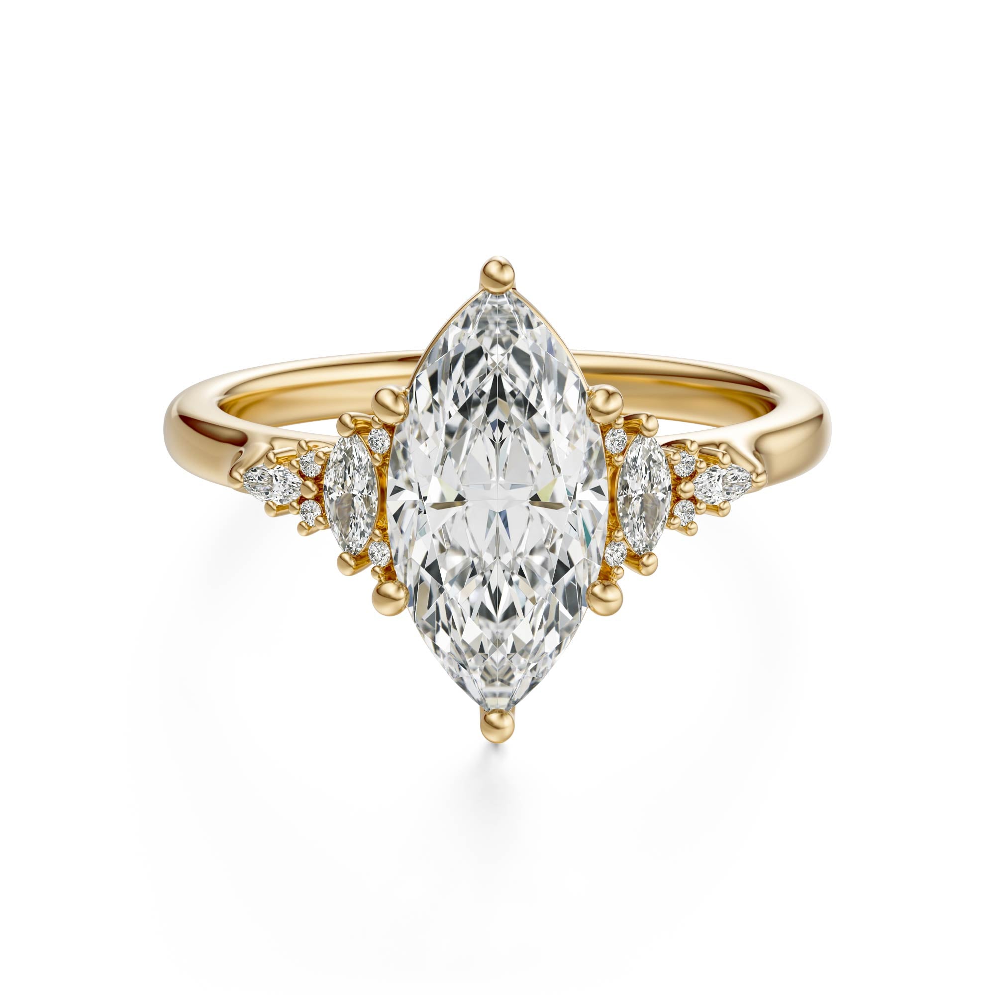 The Maeve Ring | Marquise | Setting Only